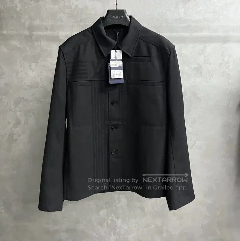 Louis Vuitton Louis Vuitton Black Men's Long Sleeve Shirt . Size US L / EU 52-54 / 3 - 1 Thumbnail