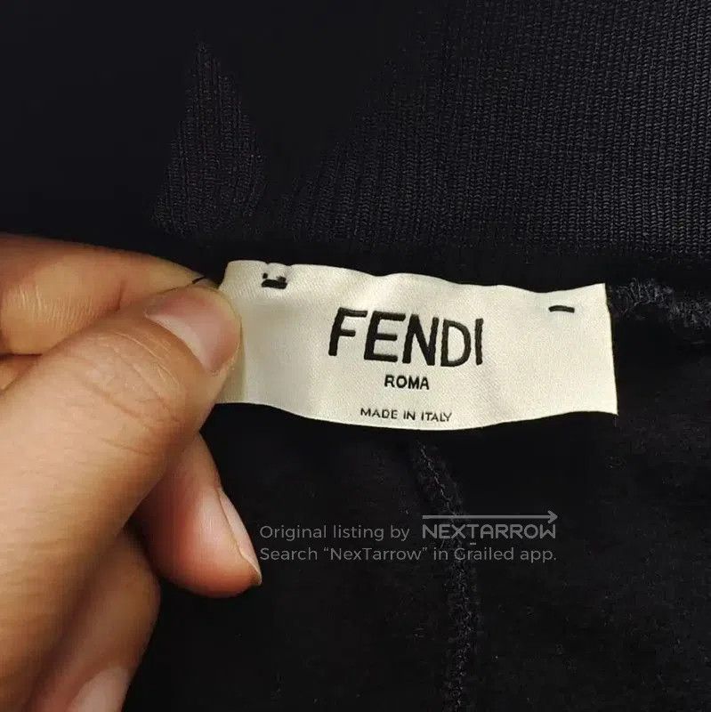 Fendi Fendi Black Cotton Women's Casual Pants . Size 28" / US 6 / IT 42 - 3 Thumbnail