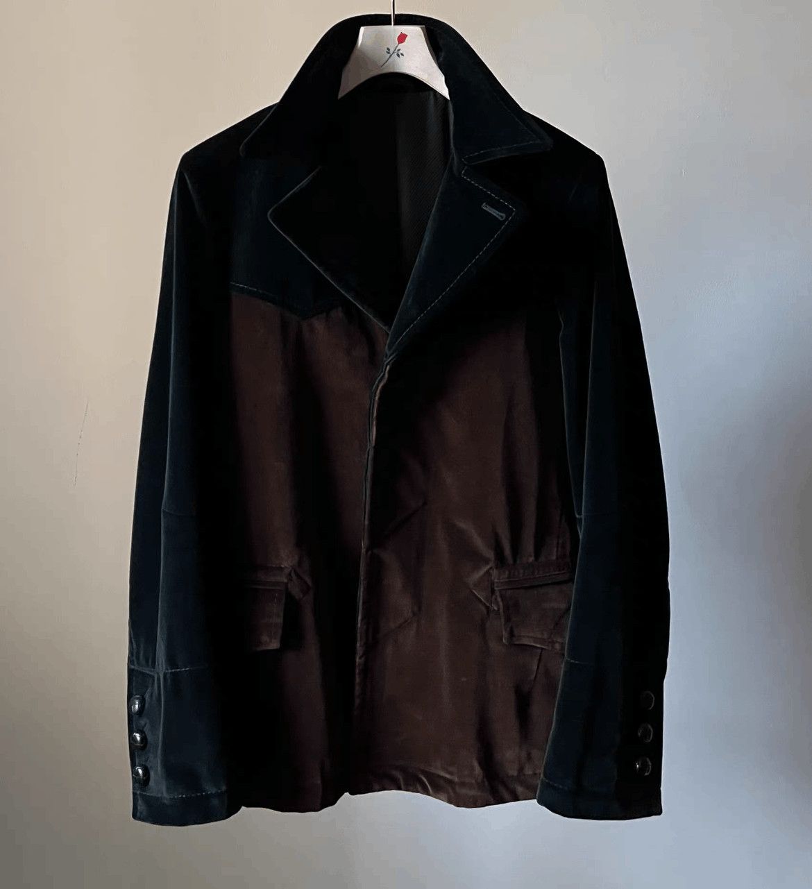 Number (N)ine Number (N)ine Sz 2 Number Nine 08AW River Phoenix Velvet J Size US M / EU 48-50 / 2 - 1 Thumbnail
