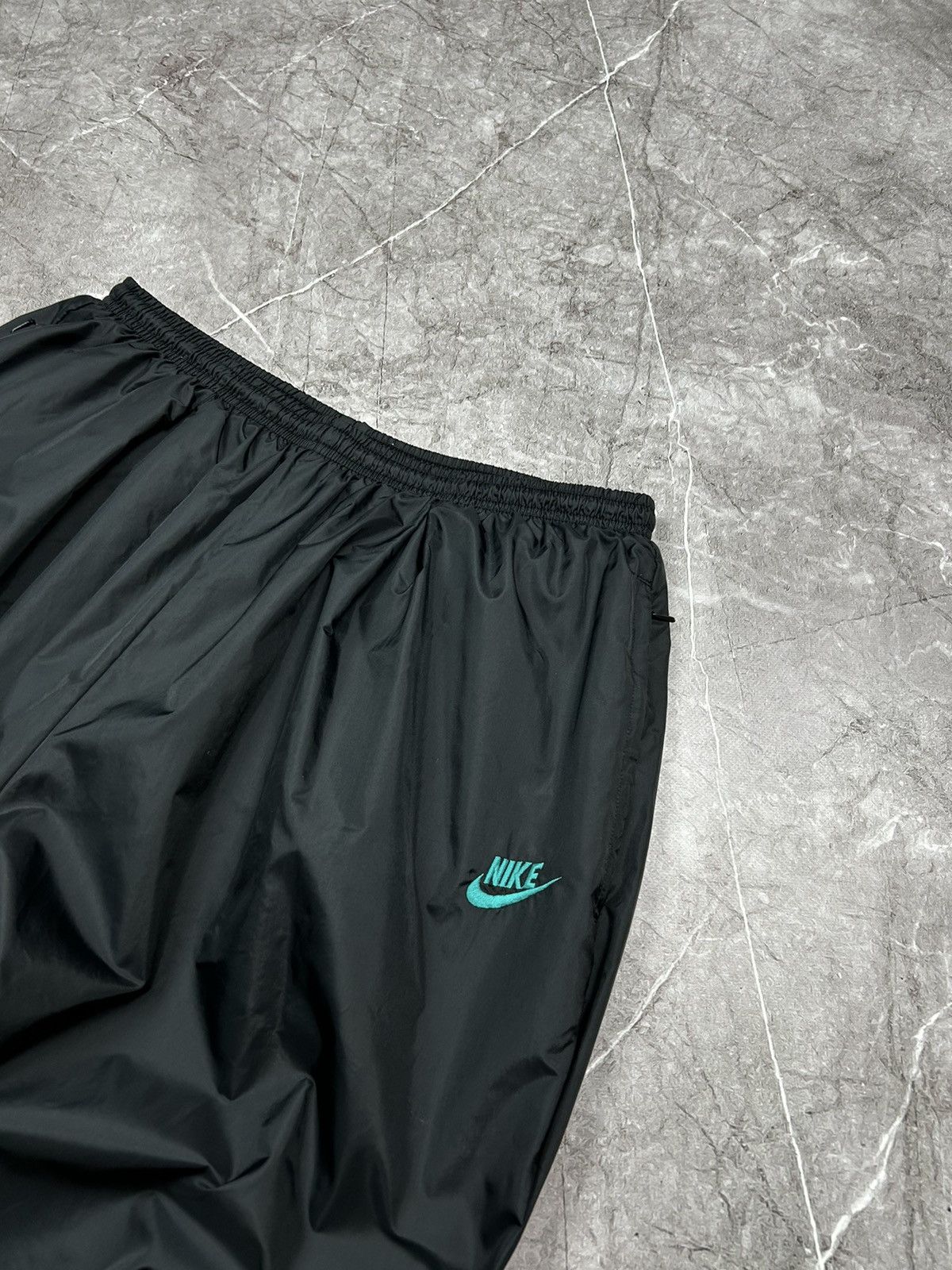 Nike × Vintage Vintage Nike drill jogger pants black Size US 34 / EU 50 - 6 Thumbnail