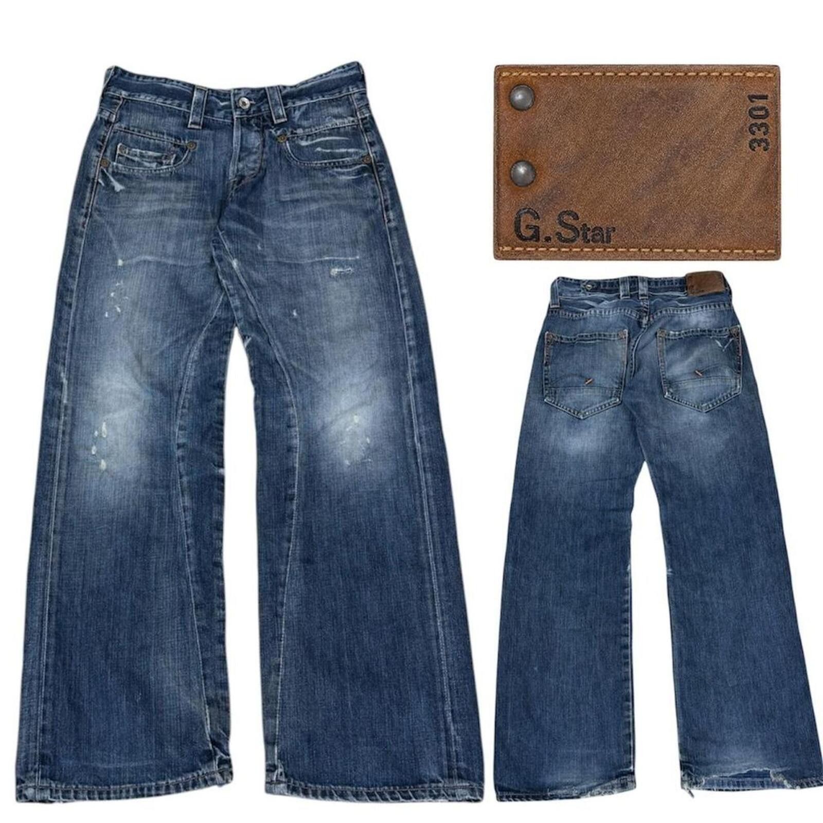Other G-Star blue denim jeans with a distressed look Size 28" / US 6 / IT 42 - 1 Thumbnail