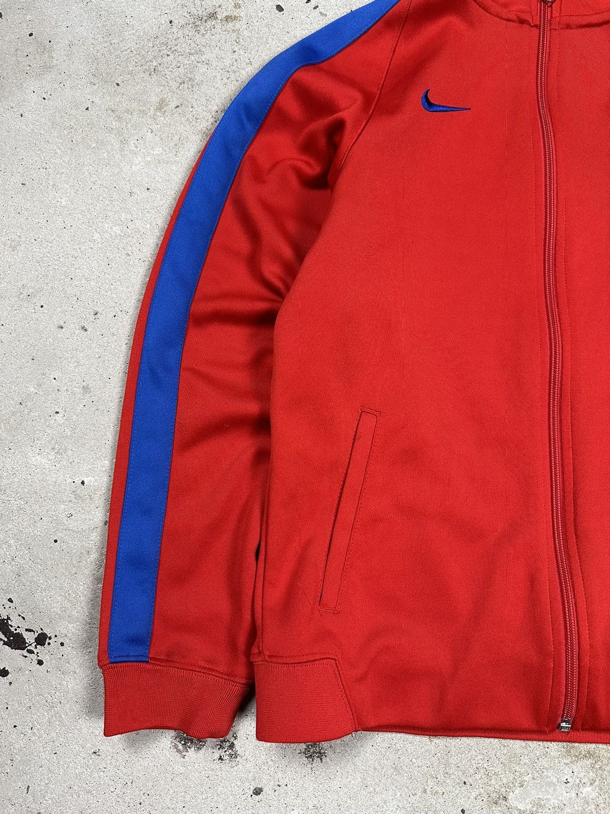 Nike × Vintage Vintage Nike US Soccer Track Jacket Swoosh Full Zip Size US XS / EU 42 / 0 - 4 Thumbnail