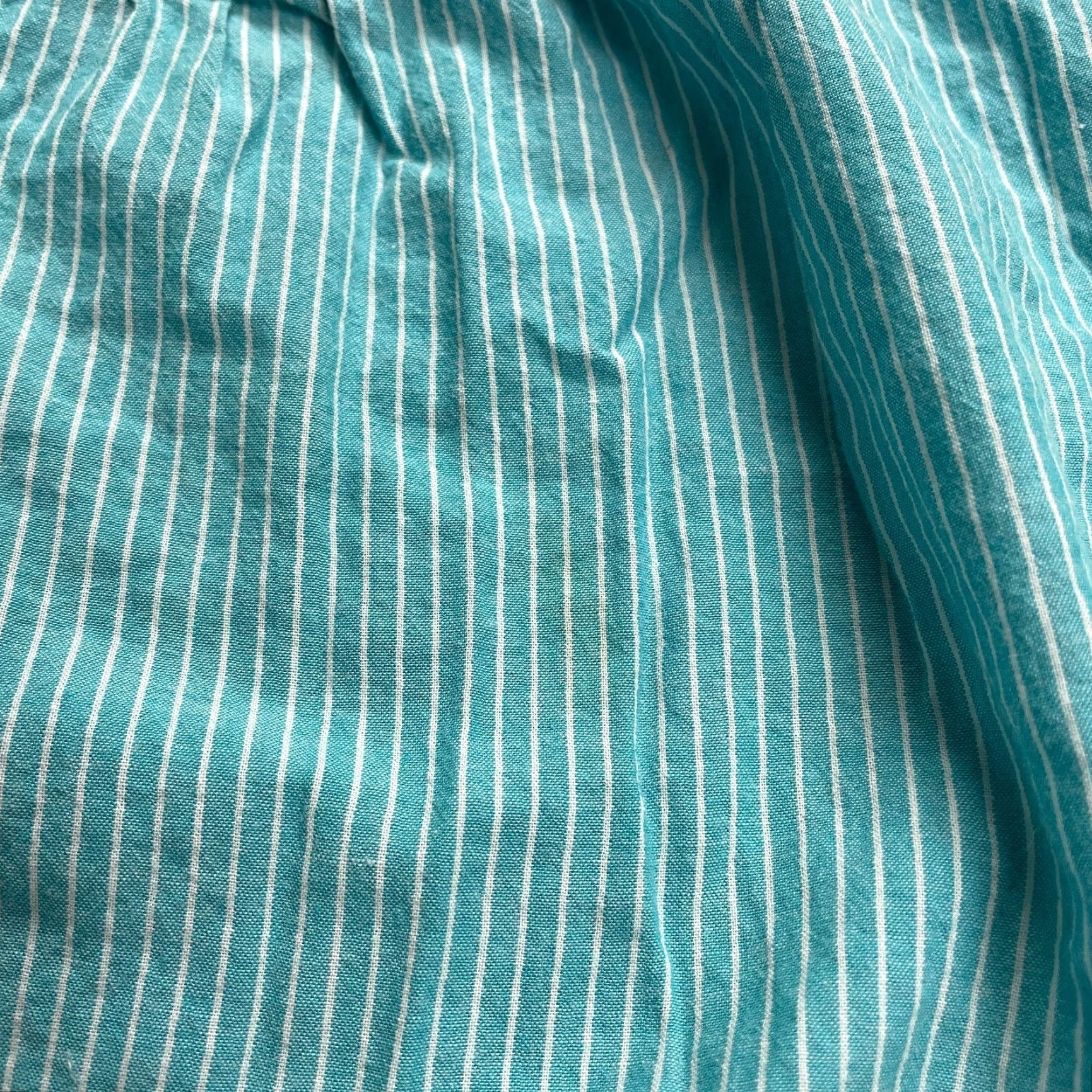 Faded Glory Faded Glory Blouse Womens 3XL Blue White Stripe Raglan Sleeve Henley Casual Size XXL / US 16-18 / IT 52-54 - 7 Thumbnail
