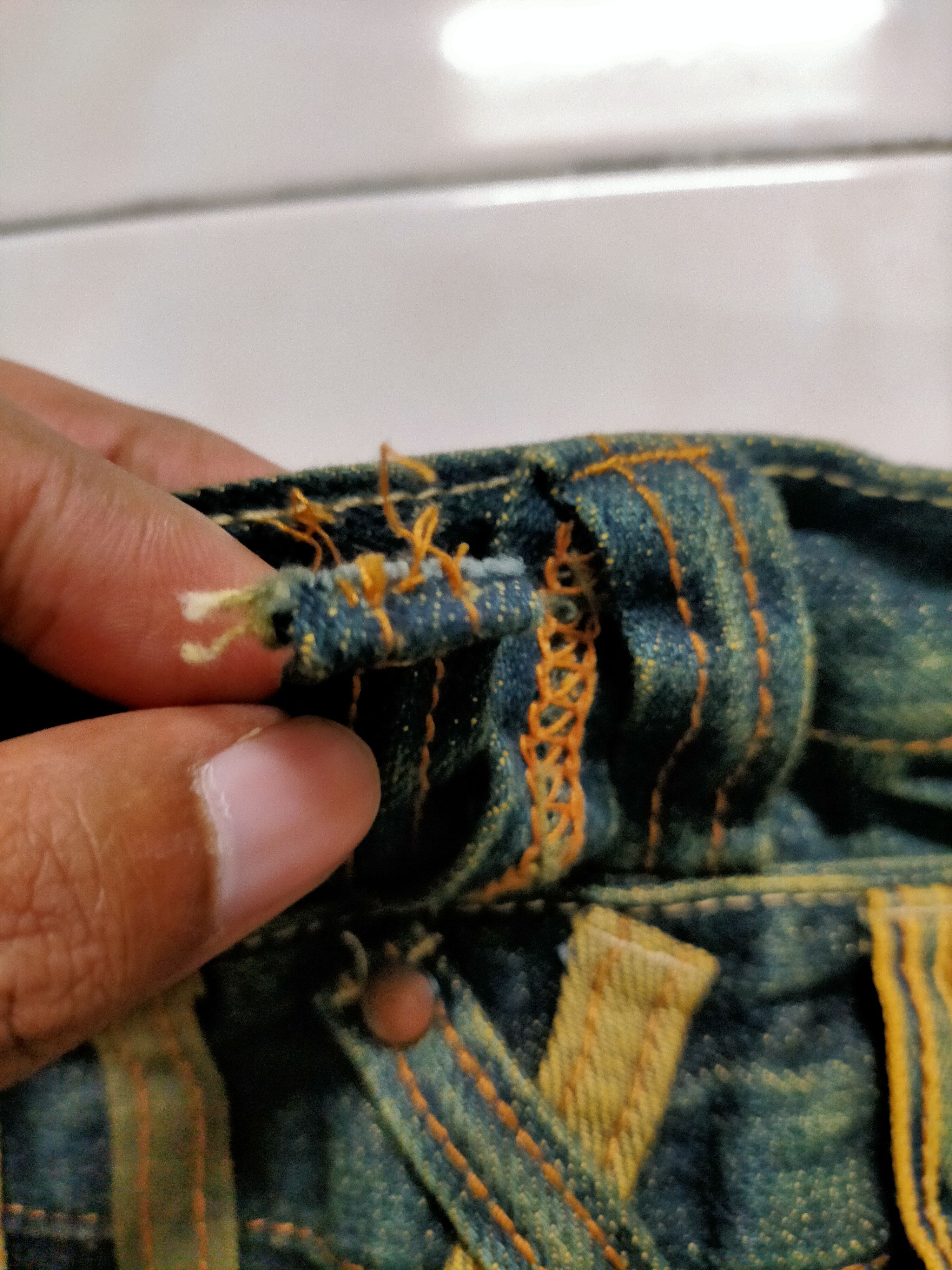 Hysteric Glamour Dominate Handcrafted Double Waist Distressed Jeans Size US 32 / EU 48 - 6 Thumbnail