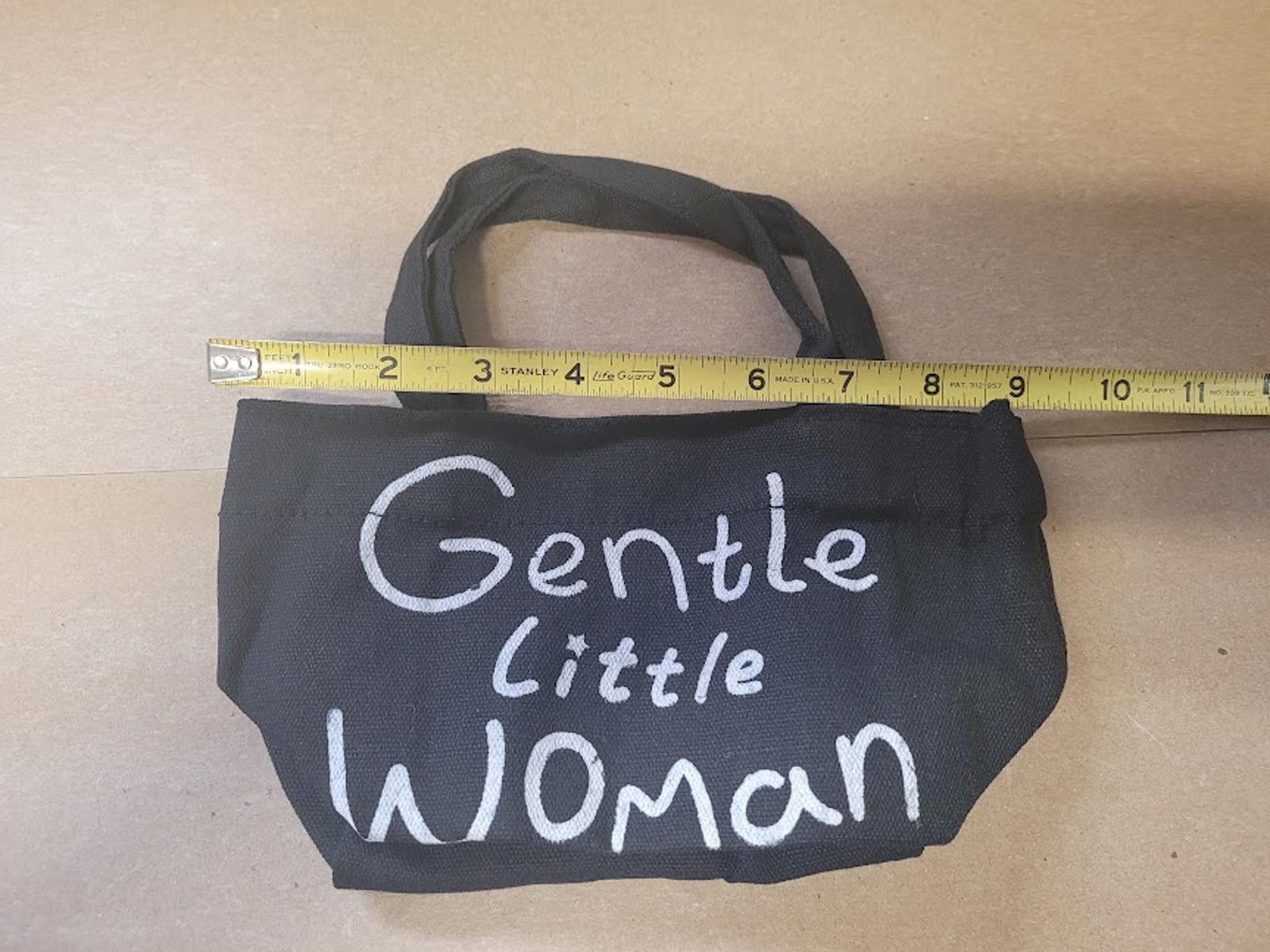 The Unbranded Brand Clutch size canvas bag Size ONE SIZE - 4 Thumbnail