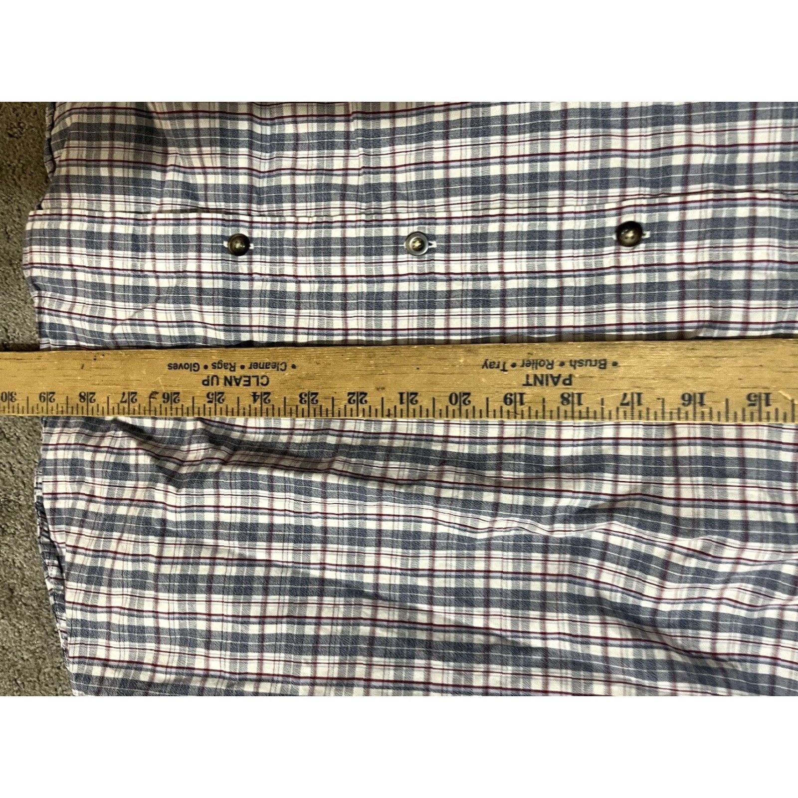 Banana Republic VINTAGE Banana Republic Men’s Dress Shirt XL Blue Plaid Check Long Sleeve Modern Business Casual Size US XL / EU 56 / 4 - 5 Thumbnail