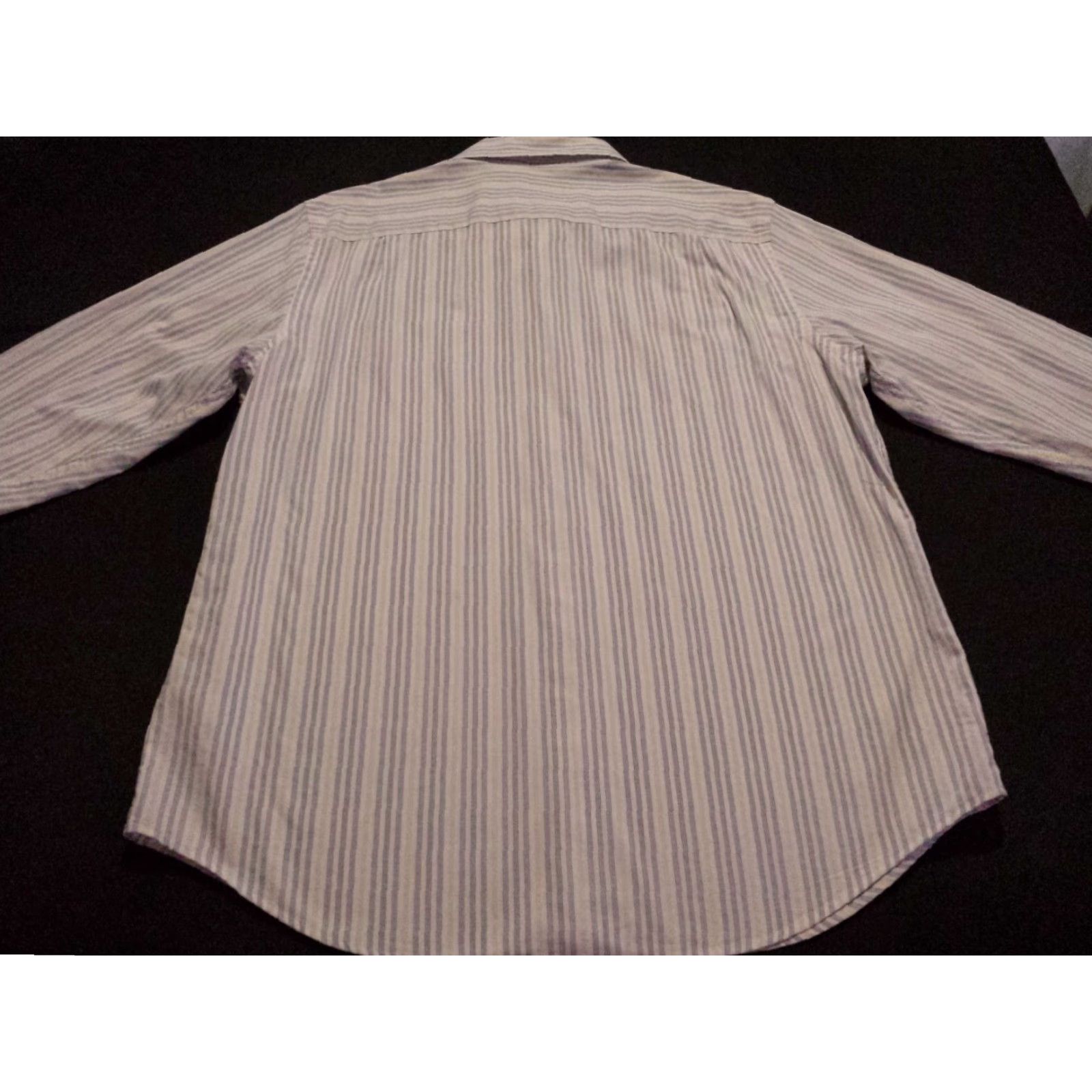 Banana Republic Banana Republic Mens Large Long Sleeve Button-Front Multicolor Striped Shirt Size US L / EU 52-54 / 3 - 6 Thumbnail
