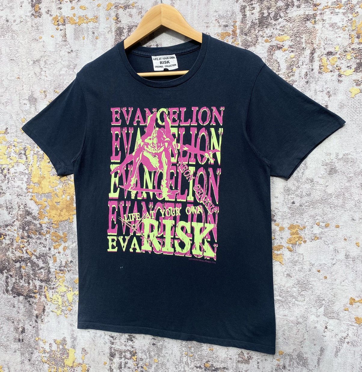 Anime Vintage Anime Evangelion X Risk Tee©️Gainax.khara/Project Eva Size US S / EU 44-46 / 1 - 3 Thumbnail