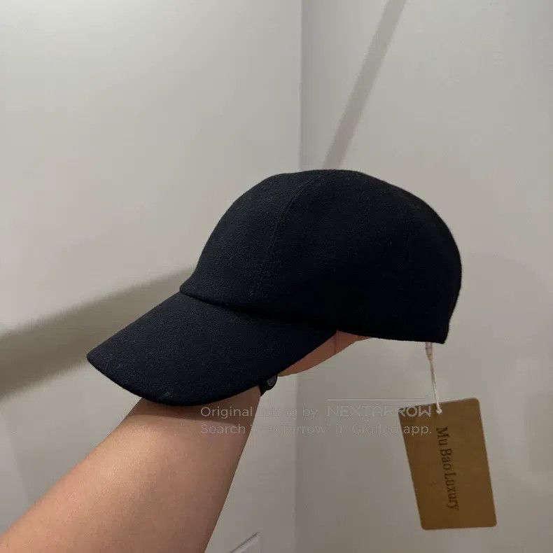 Hermes Hermes size 58 Cashmere Color Block Letter Baseball Cap Size ONE SIZE - 2 Thumbnail