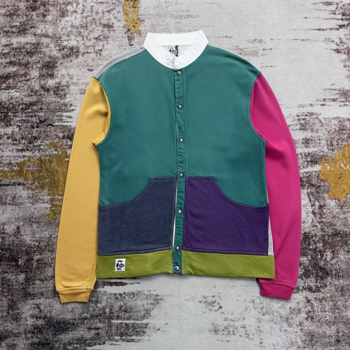 Chums CHUMS COLORBLOCK SNAP BUTTON COLLAR SWEATSHIRT Size US M / EU 48-50 / 2 - 2 Thumbnail