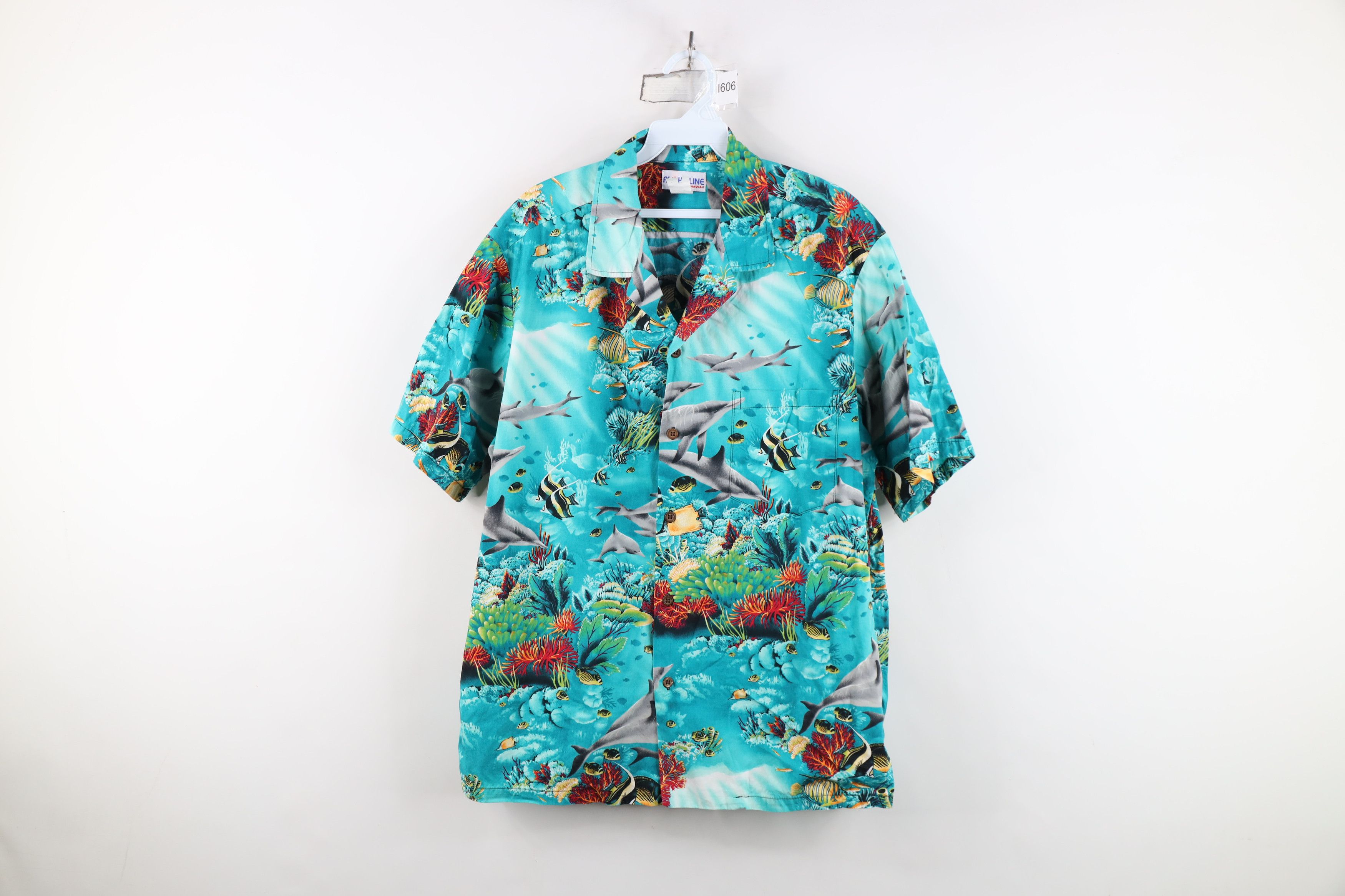 Vintage Vintage 90s Streetwear Over Print Hawaiian Button Shirt US Size US L / EU 52-54 / 3 - 1 Thumbnail