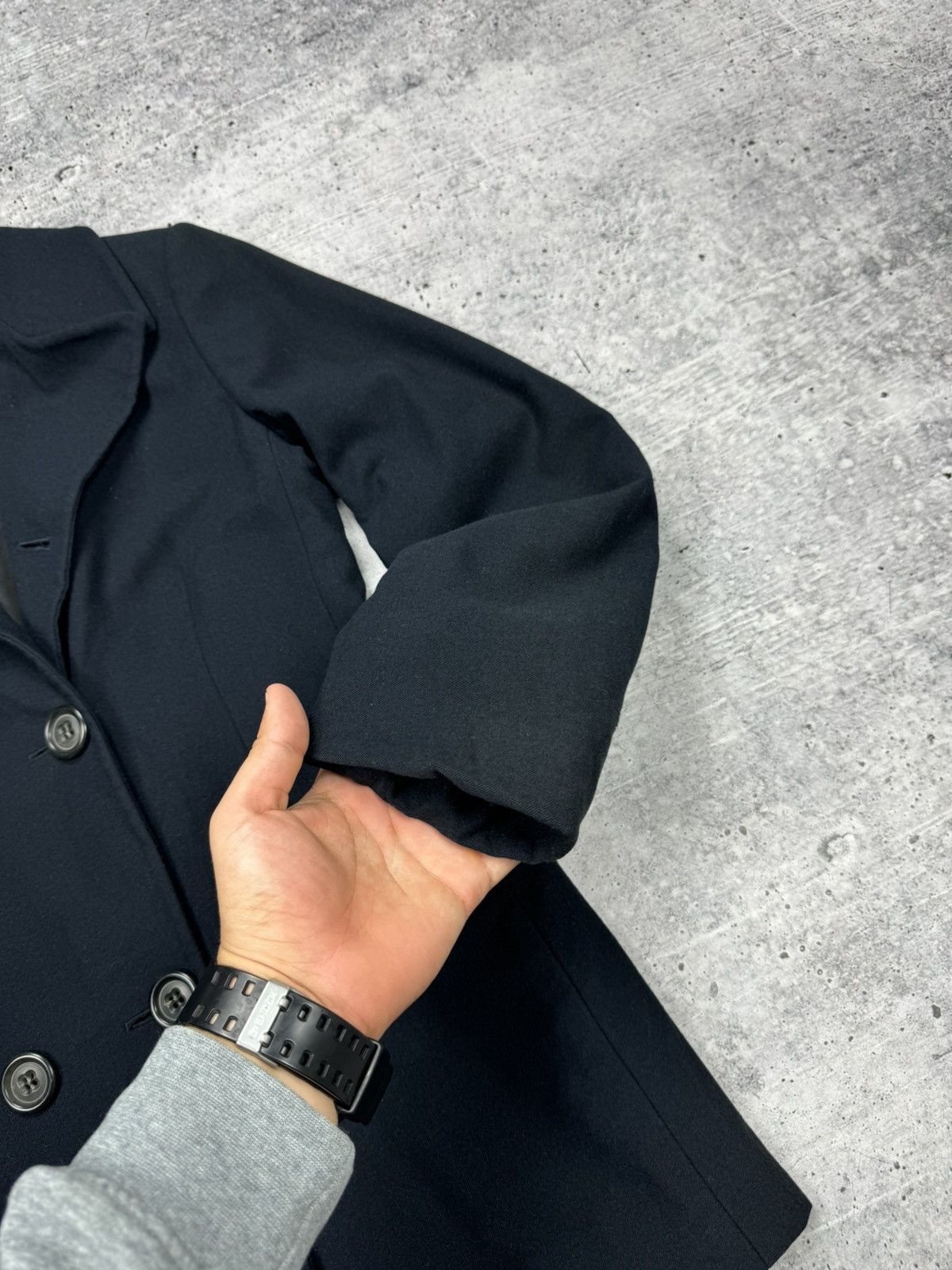 Jil Sander Vintage Jil Sander Lambswool Women Double-Breasted Blazer Size XS / US 0-2 / IT 36-38 - 5 Thumbnail