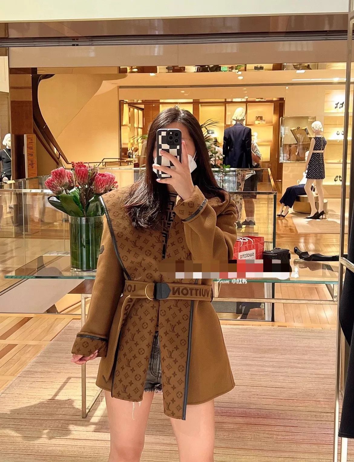 Louis Vuitton LV Brown Overcoat 36 Viral Luxury Size XS / US 0-2 / IT 36-38 - 9 Thumbnail