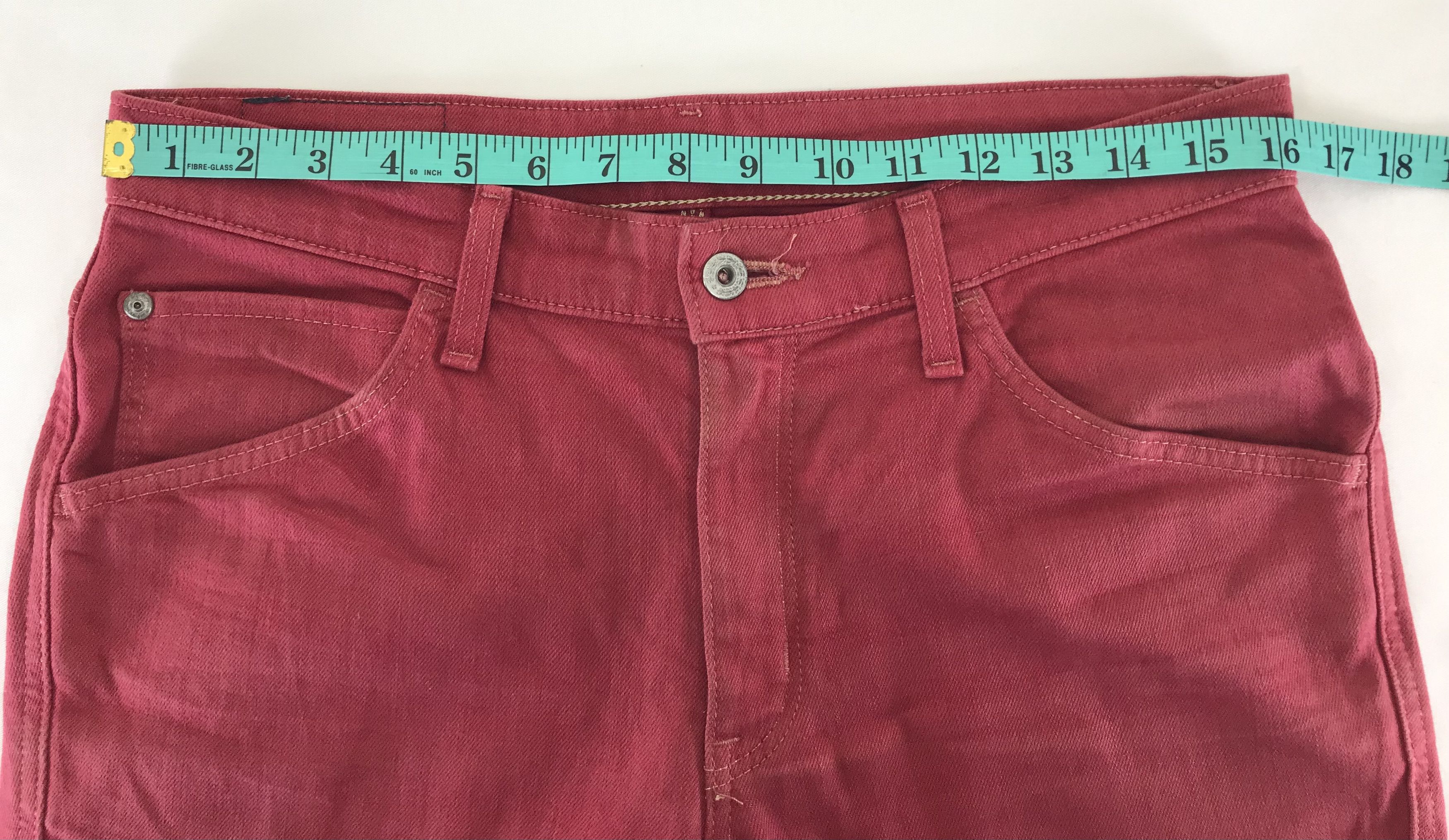 Edwin Vintage Edwin 503 Red Jeans Size US 32 / EU 48 - 13 Thumbnail