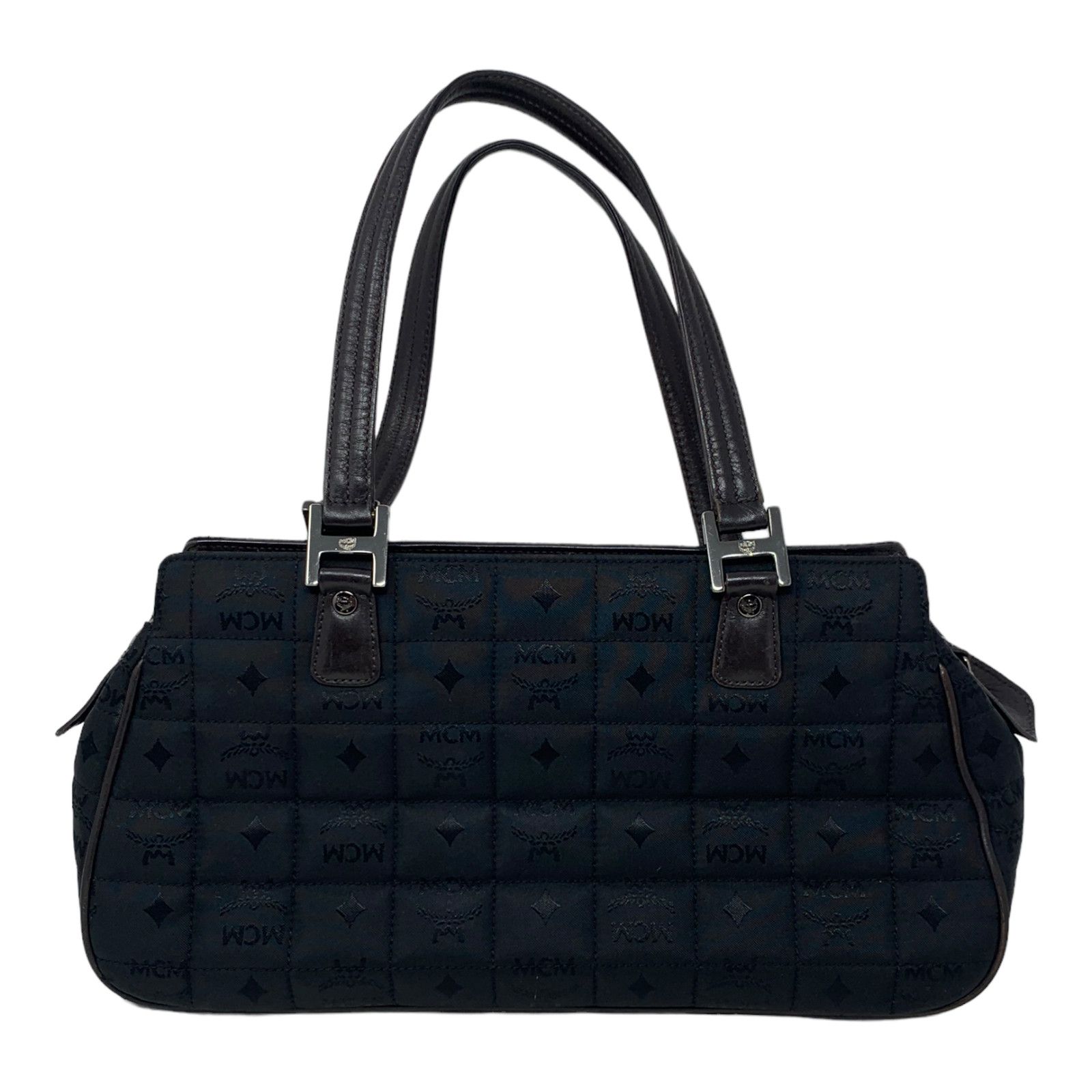 MCM MCM Monogram Visetos Nylon with Leather Trim Shoulder bag Size ONE SIZE - 3 Thumbnail