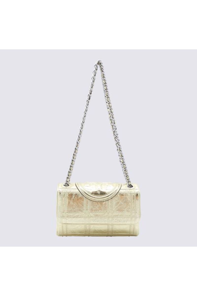 Tory Burch o1s22i1n1024 Size: OS / Fleming Small Shoulder Bag in Gold Size ONE SIZE - 5 Thumbnail