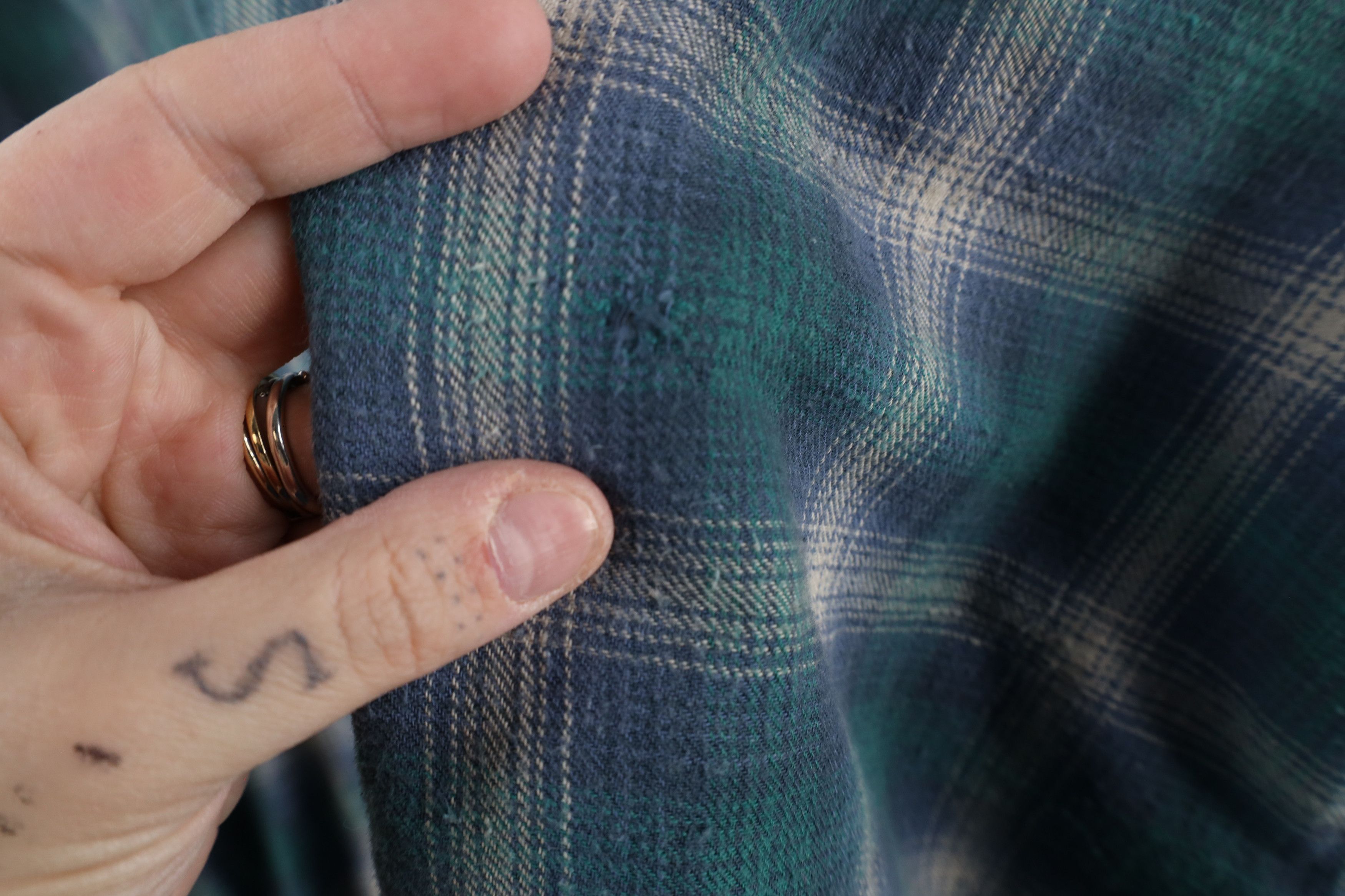 Vintage Vintage 90s Streetwear Quilted Flannel Shirt Jacket Shirt Size US XL / EU 56 / 4 - 14 Thumbnail