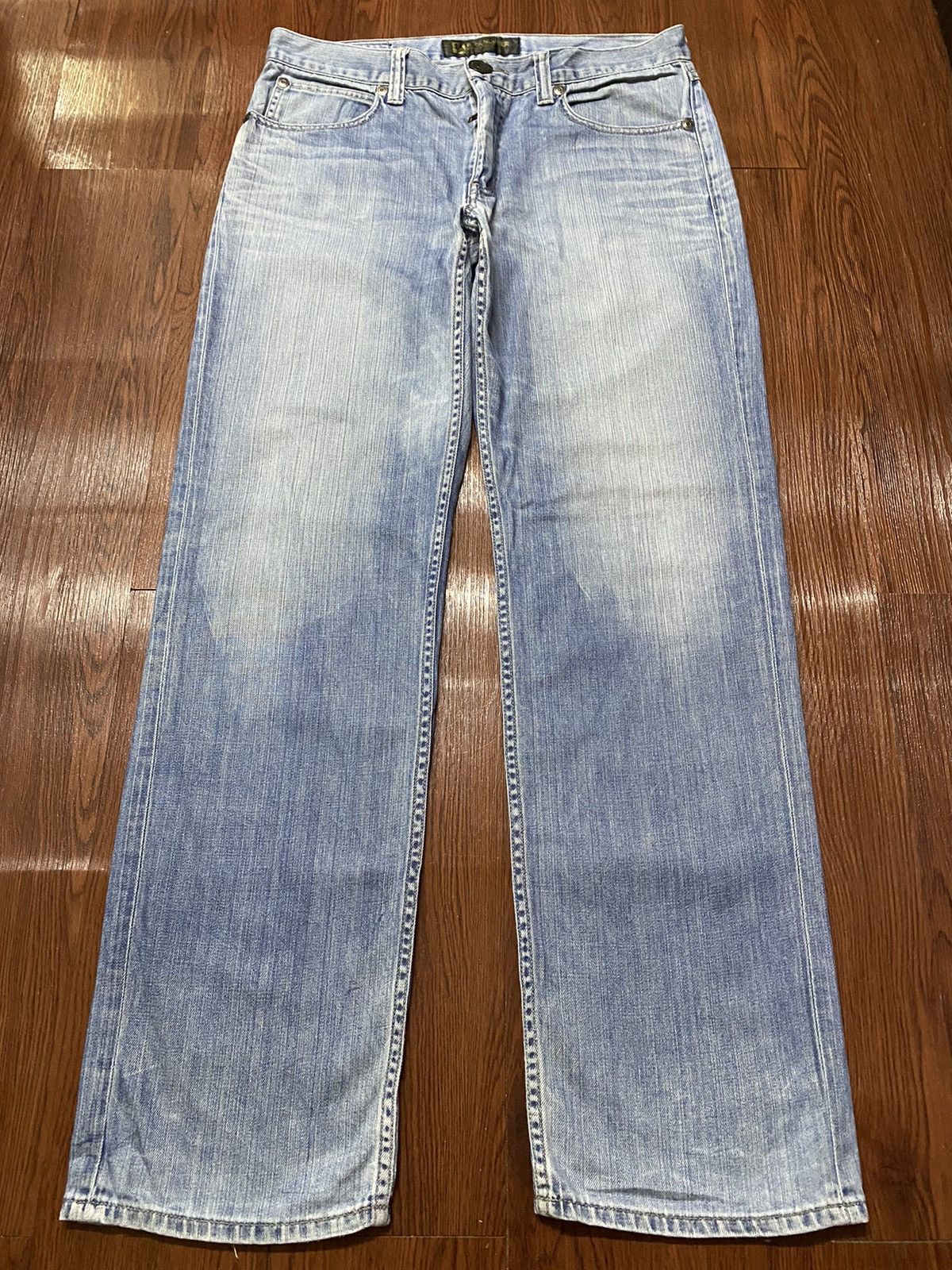 Japanese Brand Vintage Japanese Brands Blue Faded Wash Loose Jeans Size US 34 / EU 50 - 1 Thumbnail