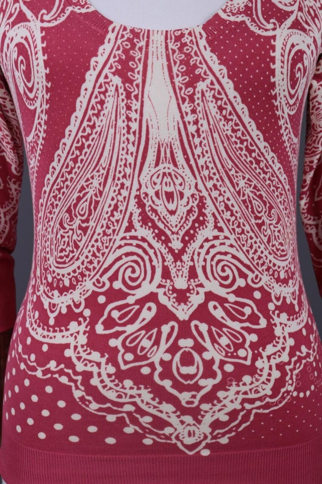 Etro Etro Milano Multicolour Paisley Silk Top Shirt Size 42 Size M / US 6-8 / IT 42-44 - 6 Thumbnail