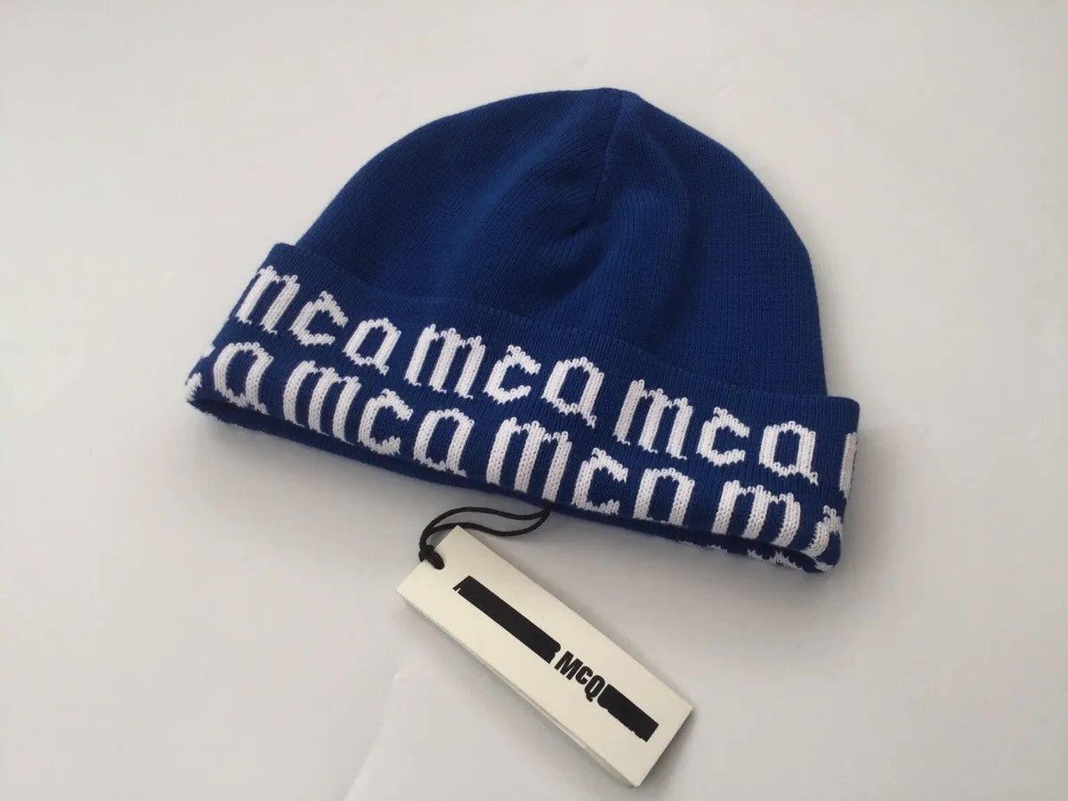 Alexander McQueen Alexander McQueen beanie hat monogram Size ONE SIZE - 1 Thumbnail