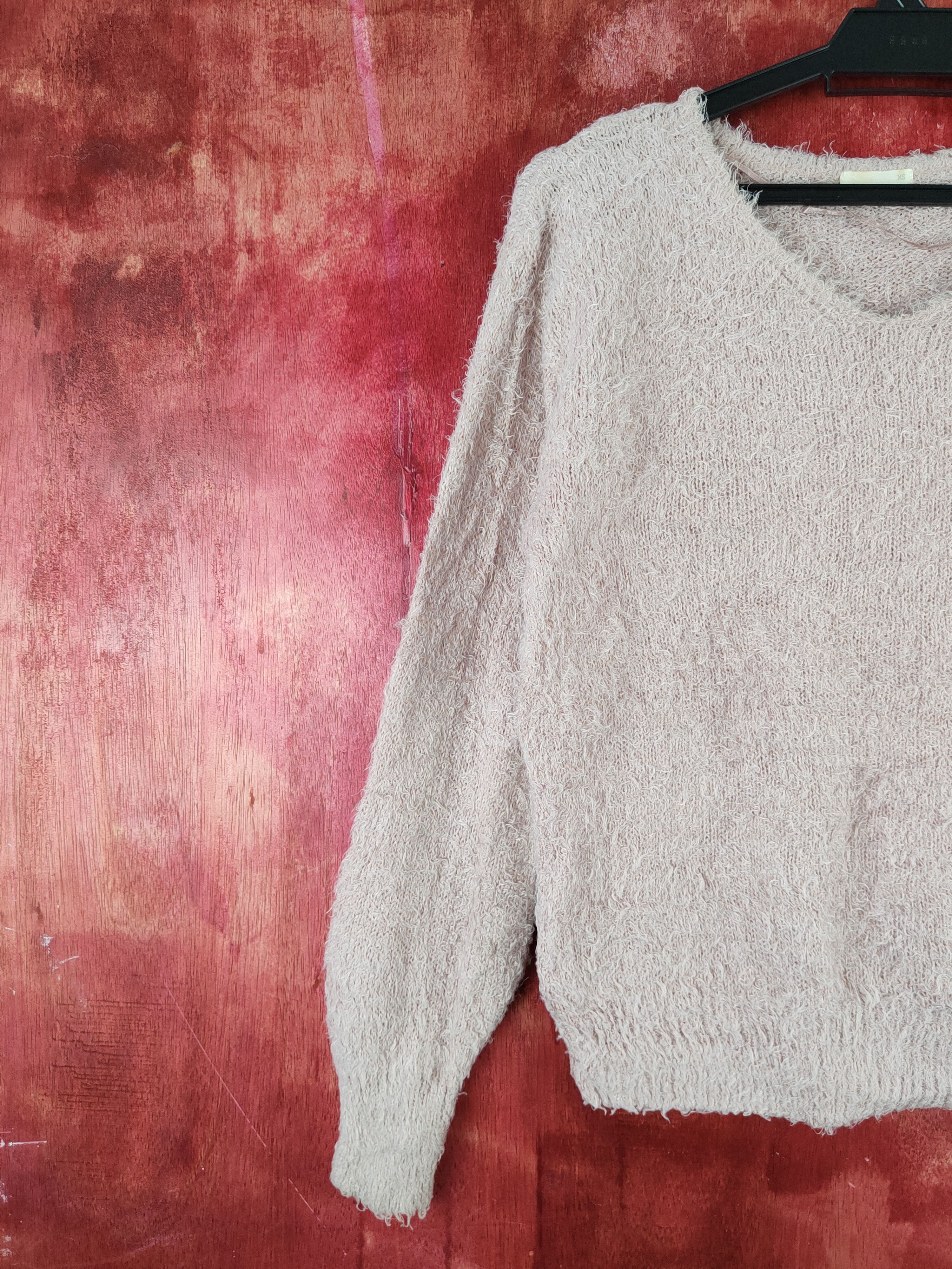 GU × Vintage GU Pink Fur Mohair Knitwear Vintage item Size XS / US 0-2 / IT 36-38 - 3 Thumbnail