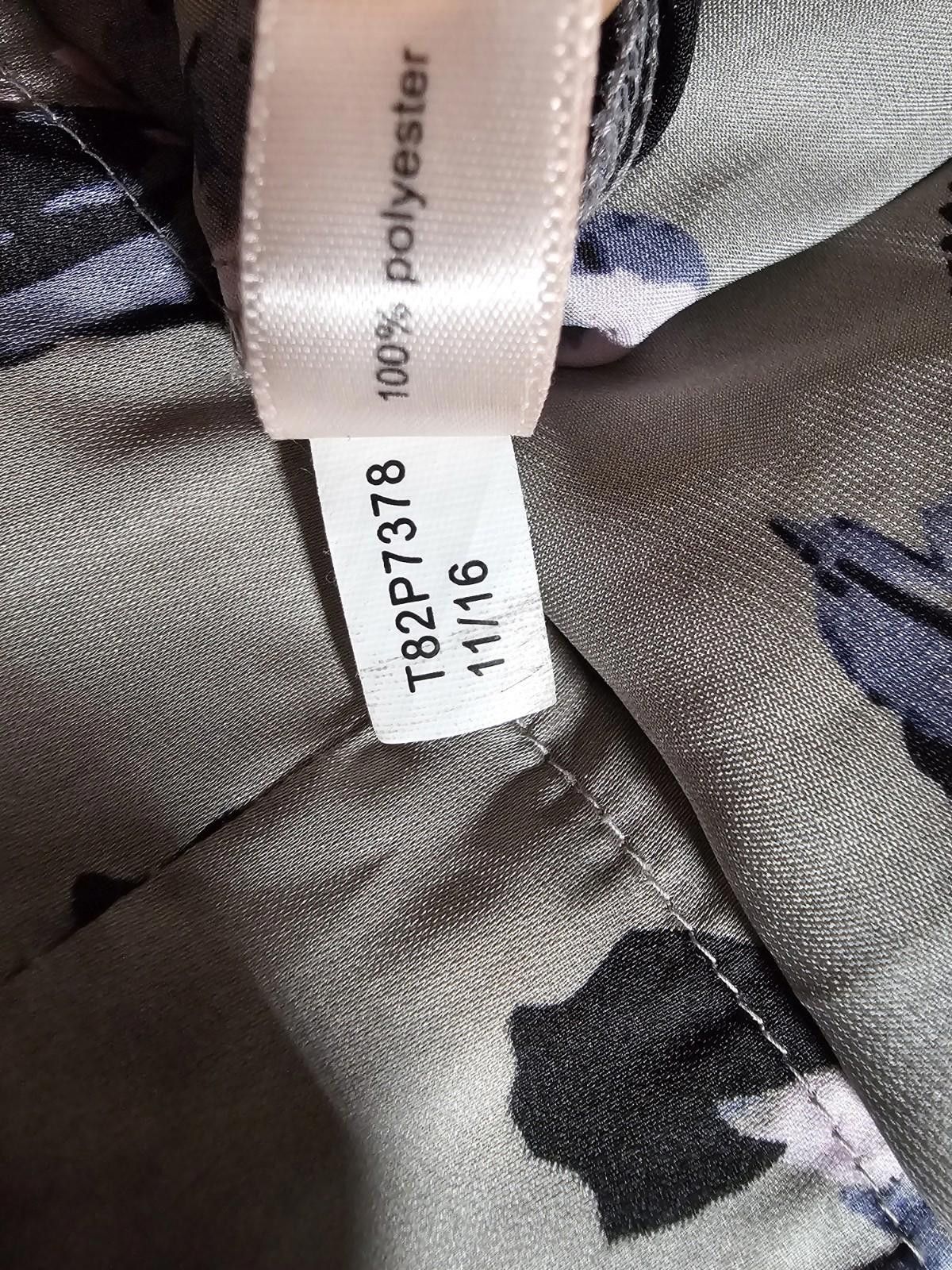 Other The LIMITED Small Gray Floral Tie Tank Top Size S / US 4 / IT 40 - 8 Thumbnail