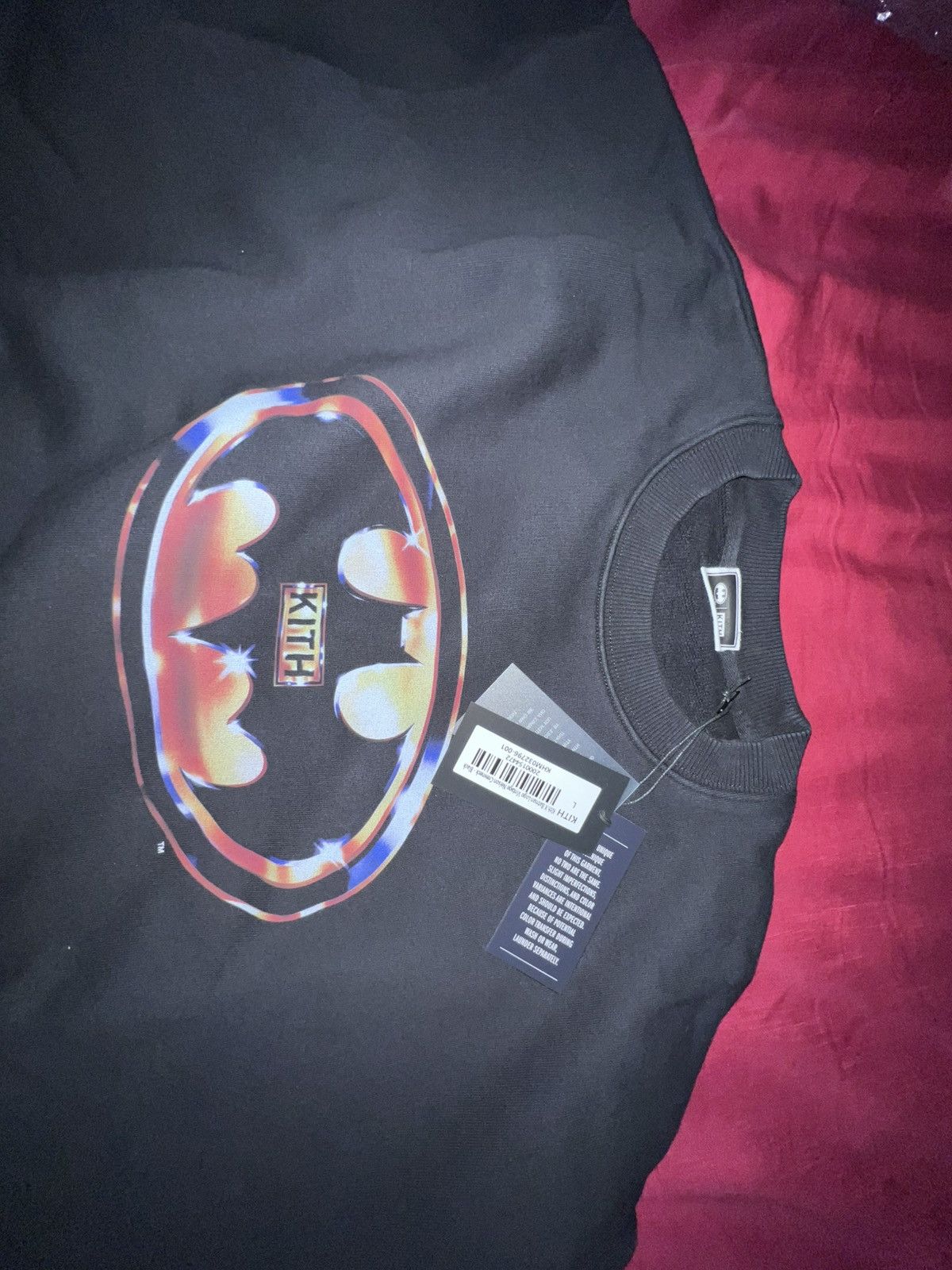 Kith Kith Batman Logo Vintage Nelson Crewneck size Large Size US L / EU 52-54 / 3 - 9 Thumbnail