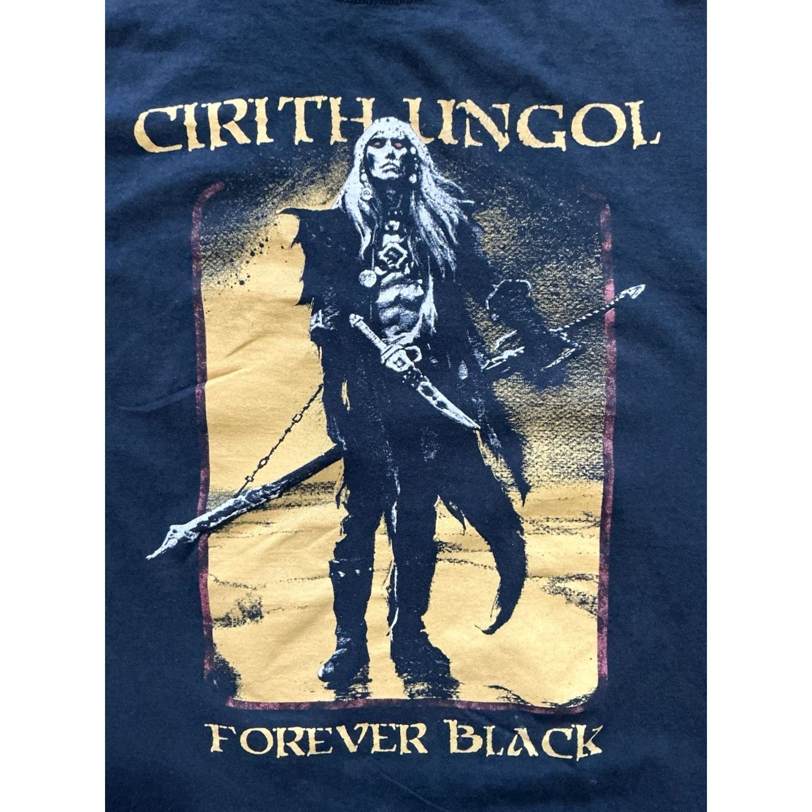 Fruit Of The Loom Cirith Ungol Forever Black Heavy Doom Metal Band 2020 Album Graphic T-Shirt Sz.S Size US S / EU 44-46 / 1 - 6 Thumbnail