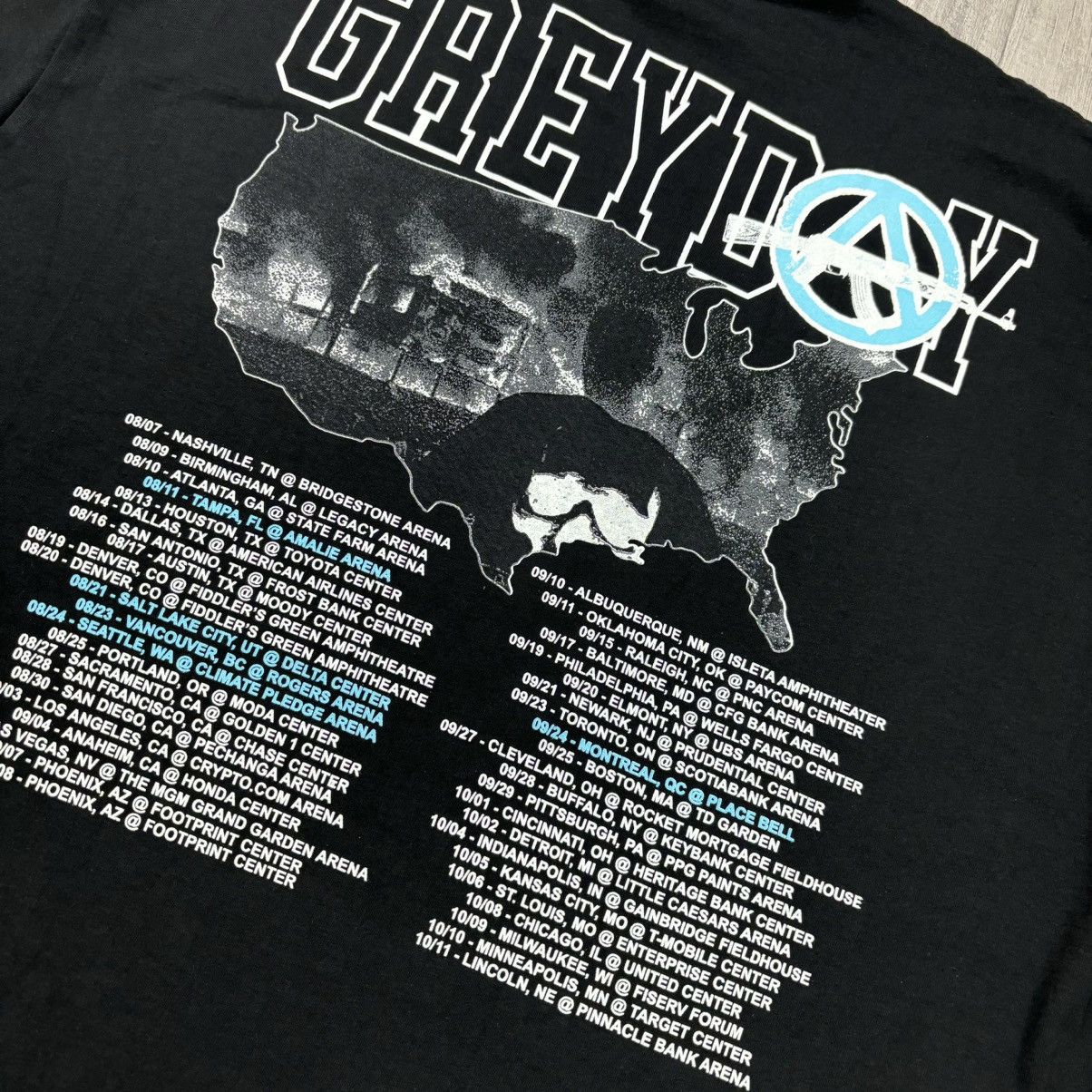 Fuck The Population × G59 Records Grey Day 2024 G59 $uicideboy$ Short Sleeve Medium Size US M / EU 48-50 / 2 - 3 Thumbnail