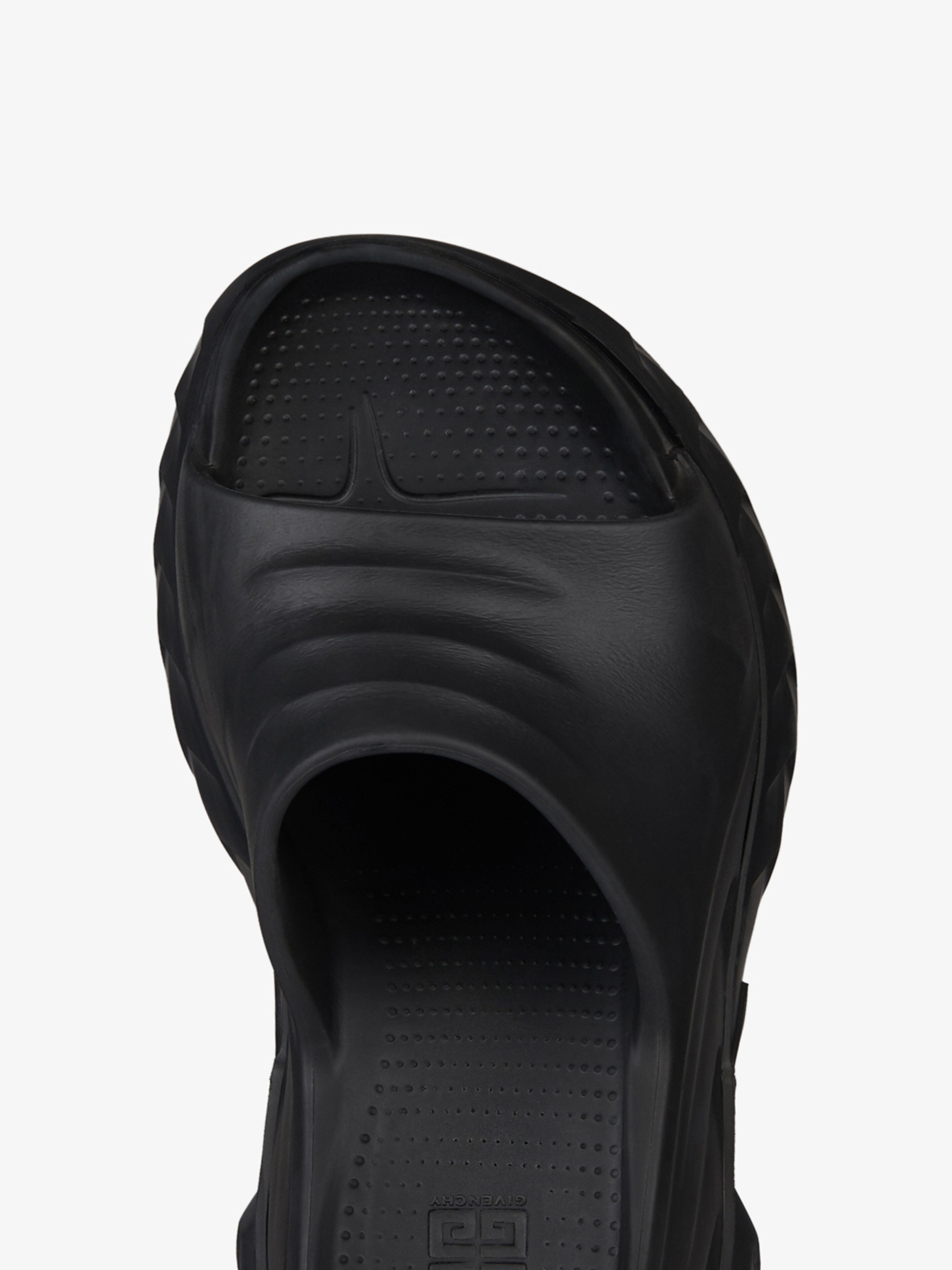 Givenchy oc11z0825 Marshmallow Wedge Sandals In Rubber in Black Size US 10 / IT 40 - 7 Thumbnail