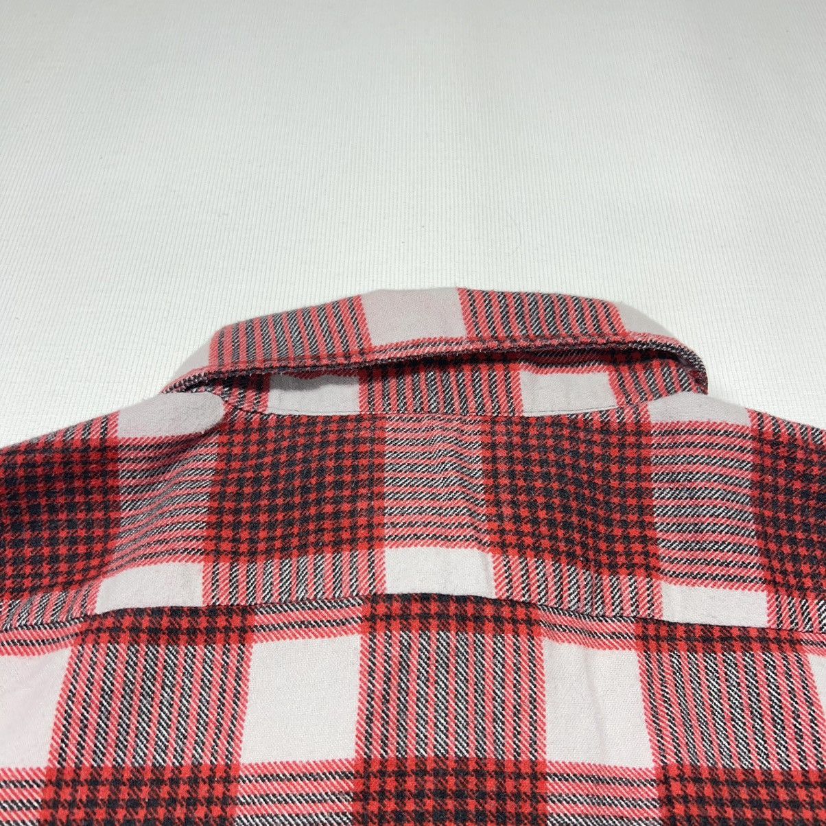 Fieldmaster × Vintage VTG Fieldmaster Flannel Shirt Red Plaid Button Up Outdoor Size US XXL / EU 58 / 5 - 10 Thumbnail