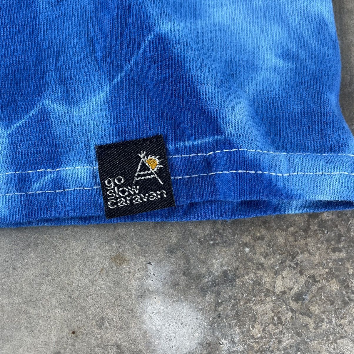 Japanese Brand × Vintage × go slow caravan 🔥🔥🇯🇵Go Slow Caravan Apache Indian Big Logo Design Tye Dye Tee Size US M / EU 48-50 / 2 - 8 Thumbnail