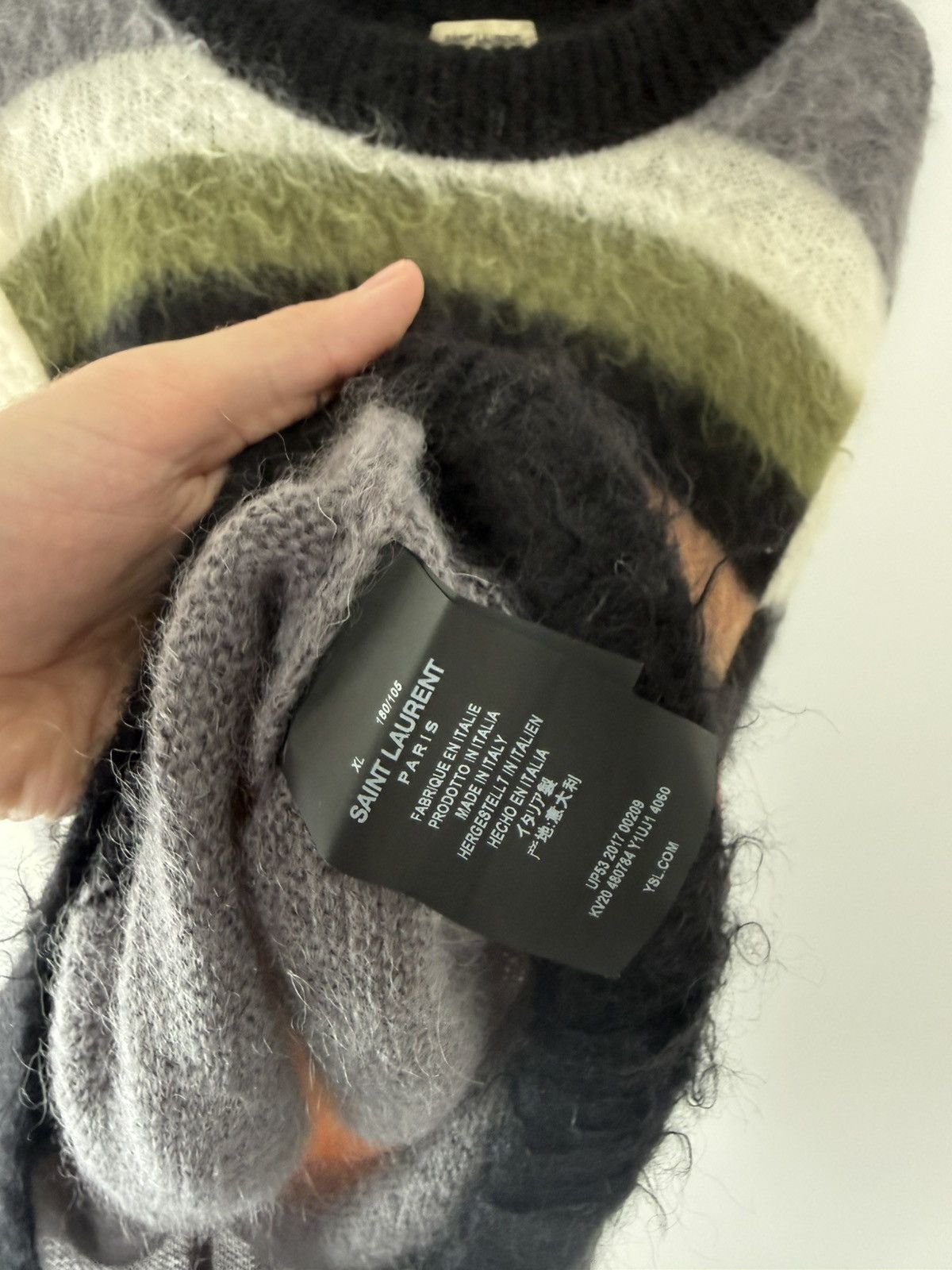 Saint Laurent Paris Saint Laurent Paris Mohair sweater FW17 Size US XL / EU 56 / 4 - 6 Thumbnail