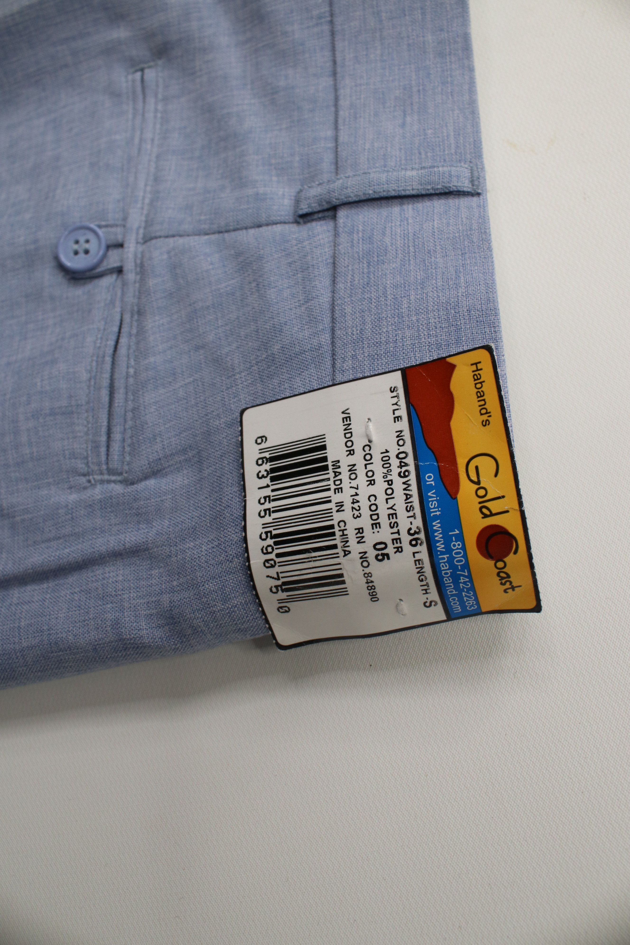 Vintage Deadstock Vintage 90s Streetwear Knit Wide Leg Chino Pants Size US 36 / EU 52 - 11 Thumbnail