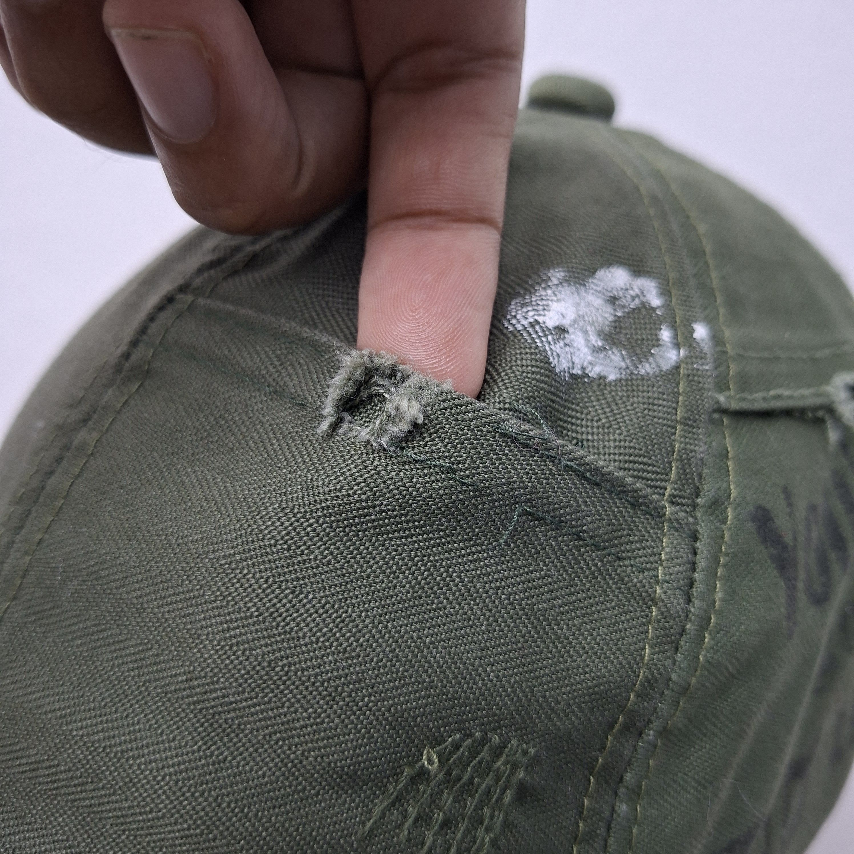 Japanese Brand 💥Japan military army style distressed cap Size ONE SIZE - 8 Thumbnail