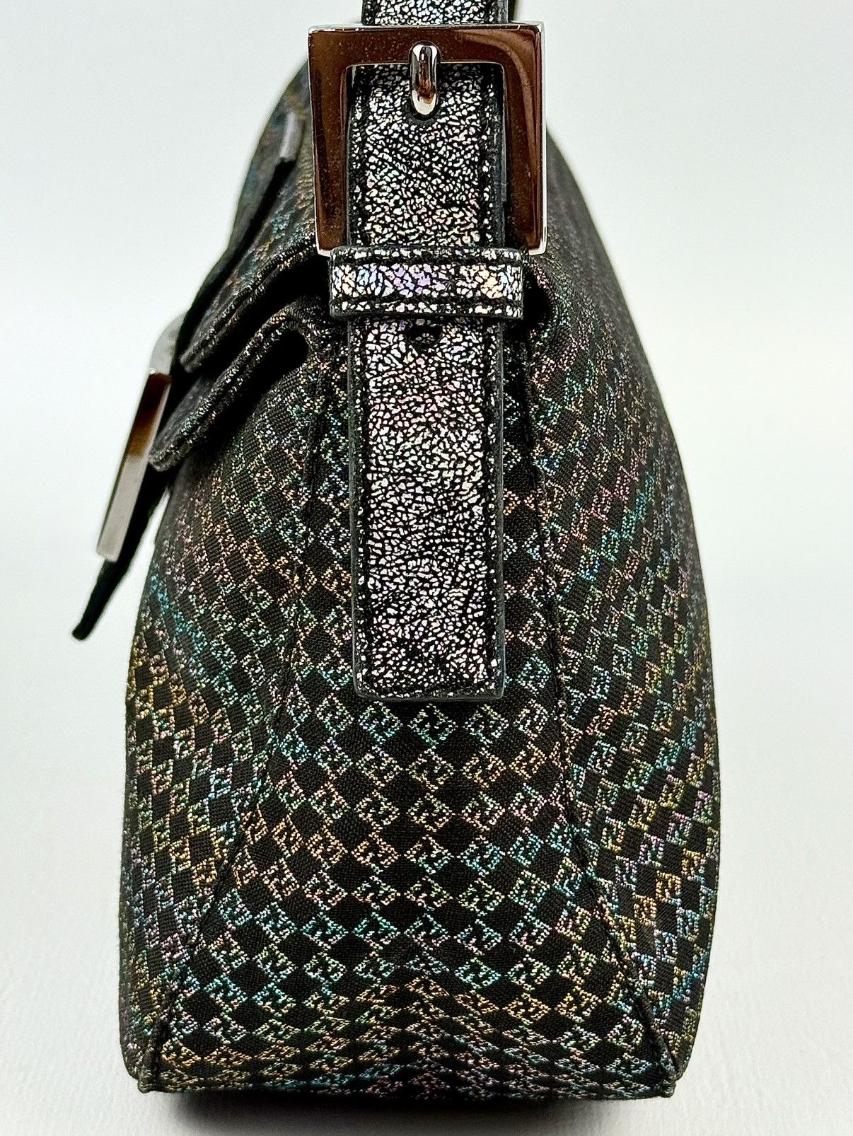 Fendi Fendi - 00’s - Multicolor - Zucca - Double Flap - Baguette Size ONE SIZE - 6 Thumbnail