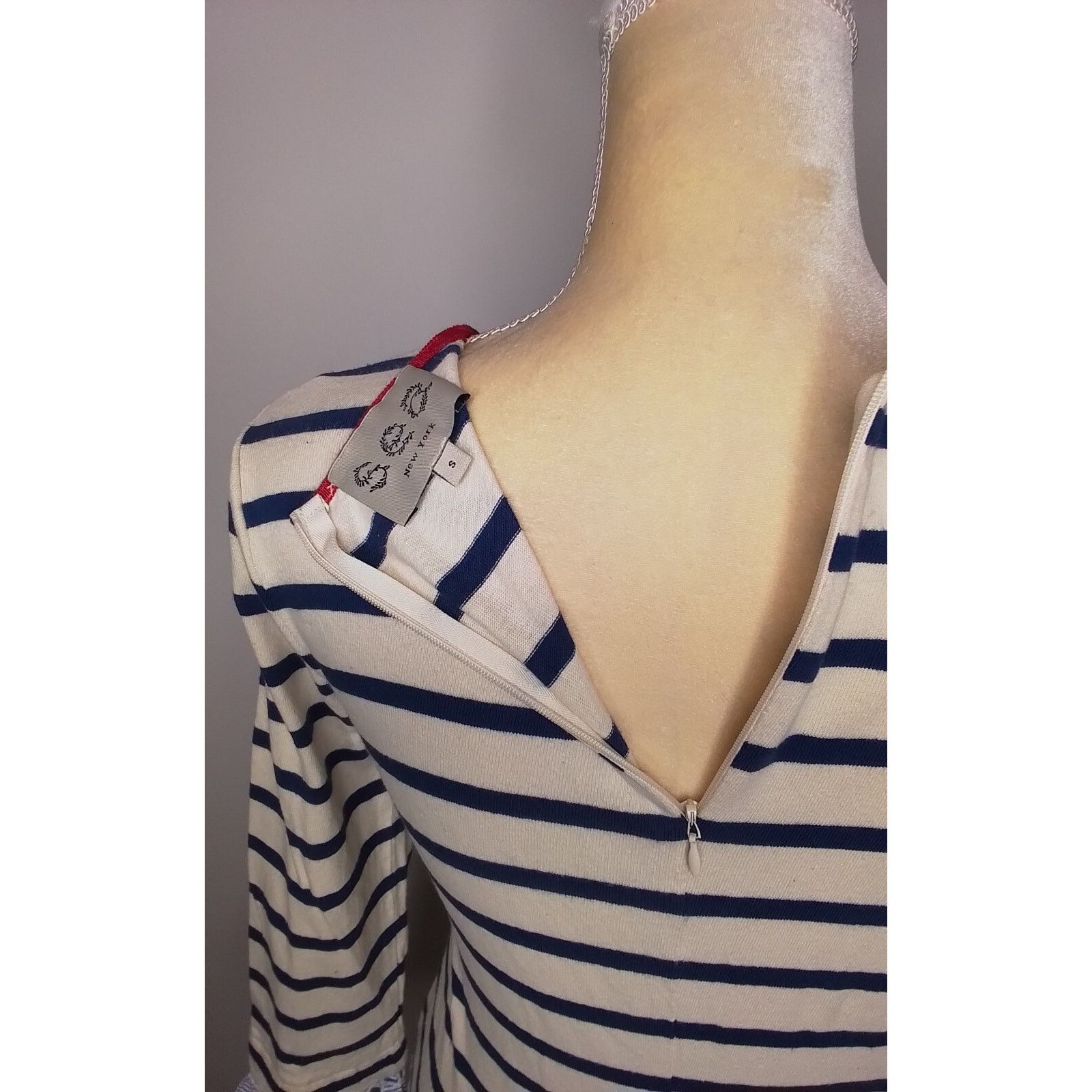 Sea New York Sea New York Women's Dress Small Striped White and Blue Size S / US 4 / IT 40 - 5 Thumbnail