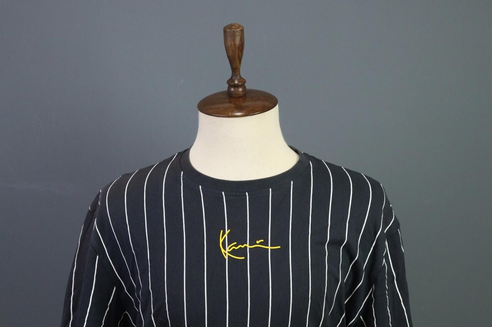 KJUS KJUS Black White Striped Cotton Pullover T-Shirt Size XL Size US XL / EU 56 / 4 - 2 Thumbnail