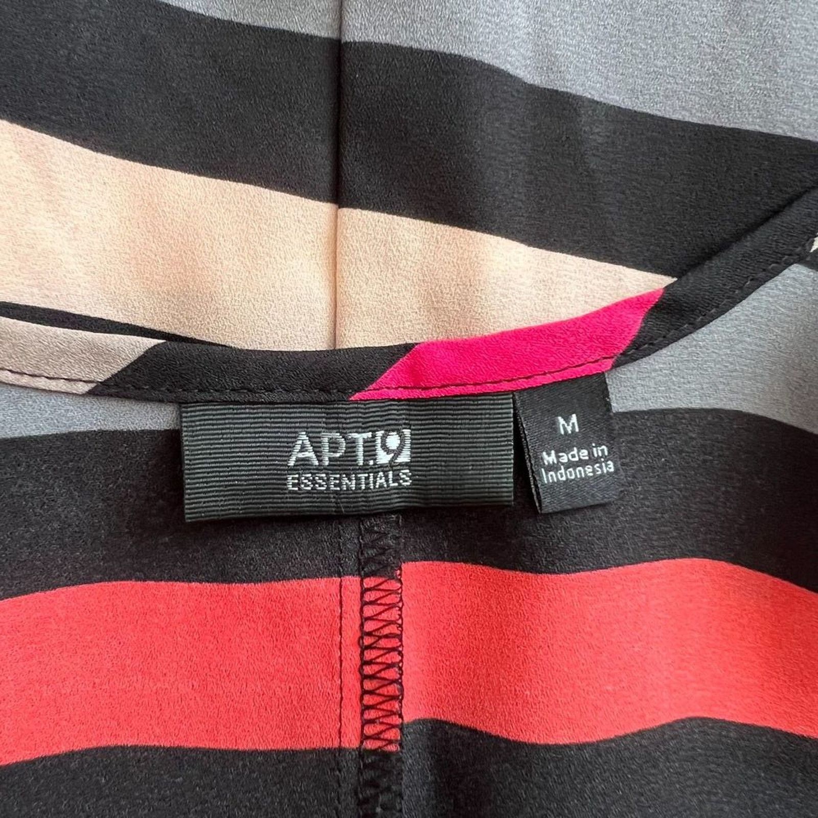 Apt. 9 Apt.9 Essentials Multicolor Striped Tank Top, M Size M / US 6-8 / IT 42-44 - 3 Thumbnail