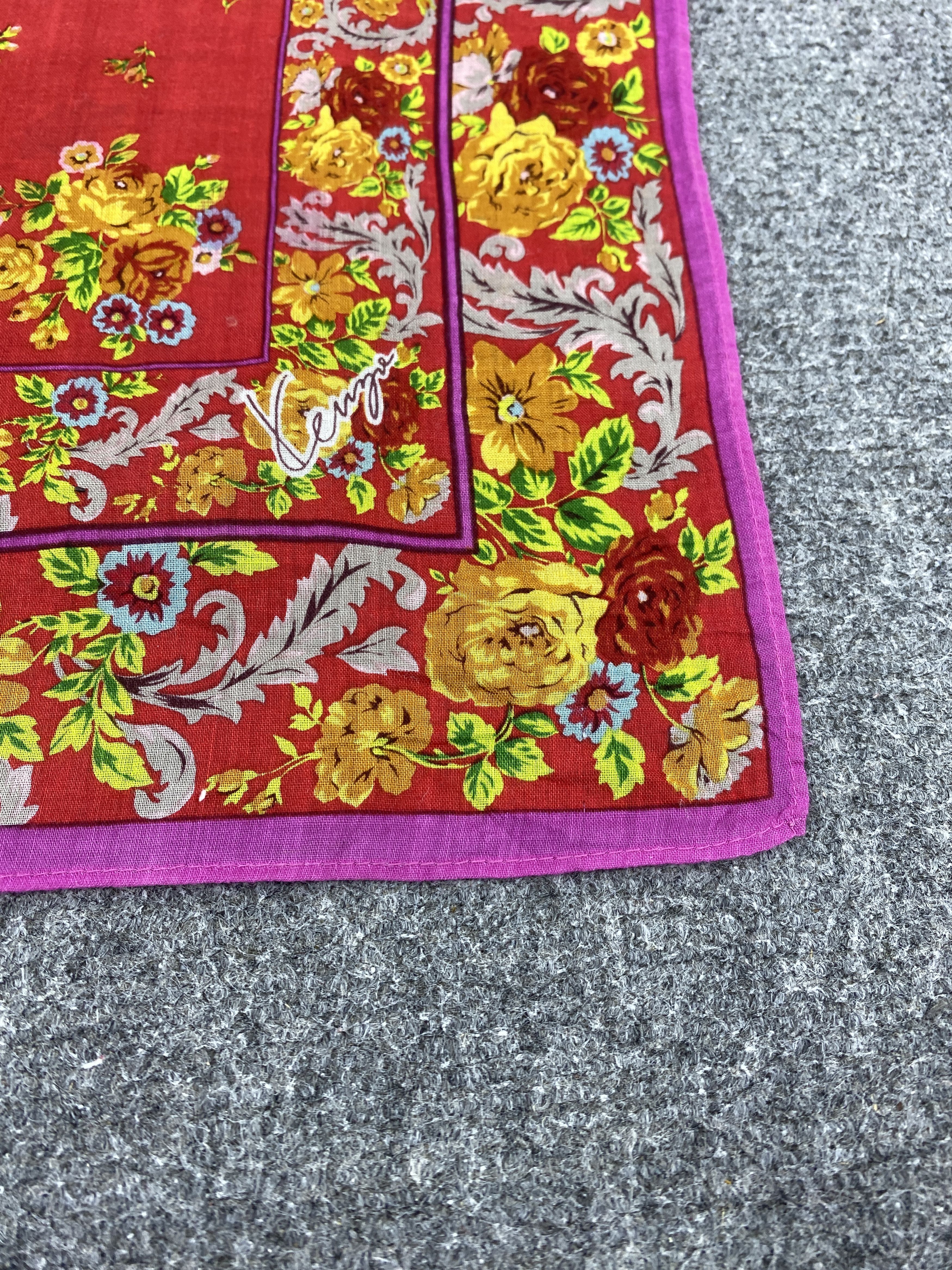 Kenzo Vintage Kenzo Handkerchief / Neckerchief KT0288 Size ONE SIZE - 5 Thumbnail