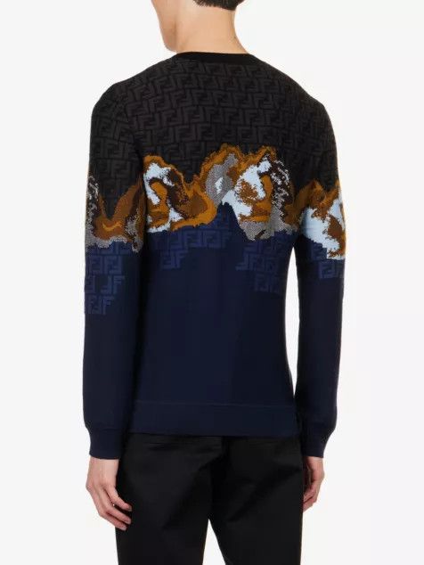 Fendi o1loc1c0824 Jumper in Multicolor Size US M / EU 48-50 / 2 - 3 Thumbnail