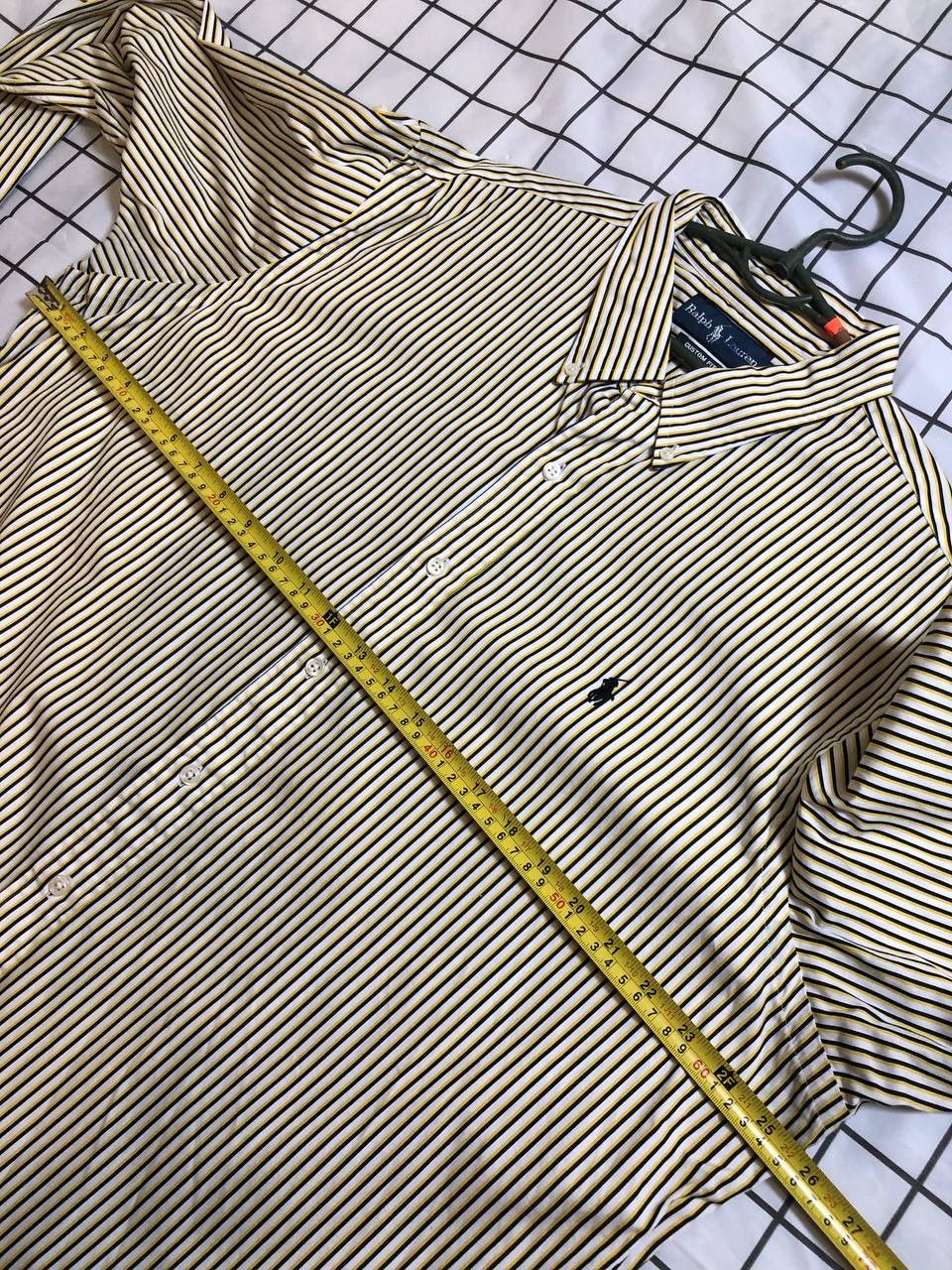 Polo Ralph Lauren Ralph Lauren Shirt Mens Purple Striped Custom Fit Small Pony Size US XXL / EU 58 / 5 - 7 Thumbnail
