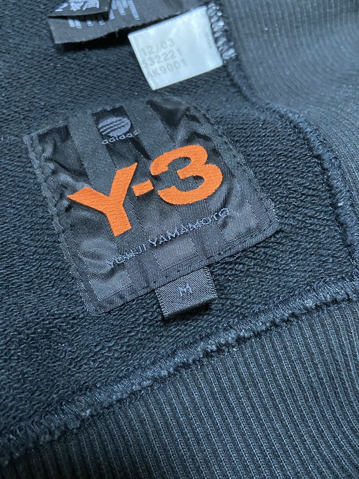 Yohji Yamamoto Y-3 Yohji Yamamoto x Adidas vintage big logo sweatshirt Size US M / EU 48-50 / 2 - 5 Thumbnail