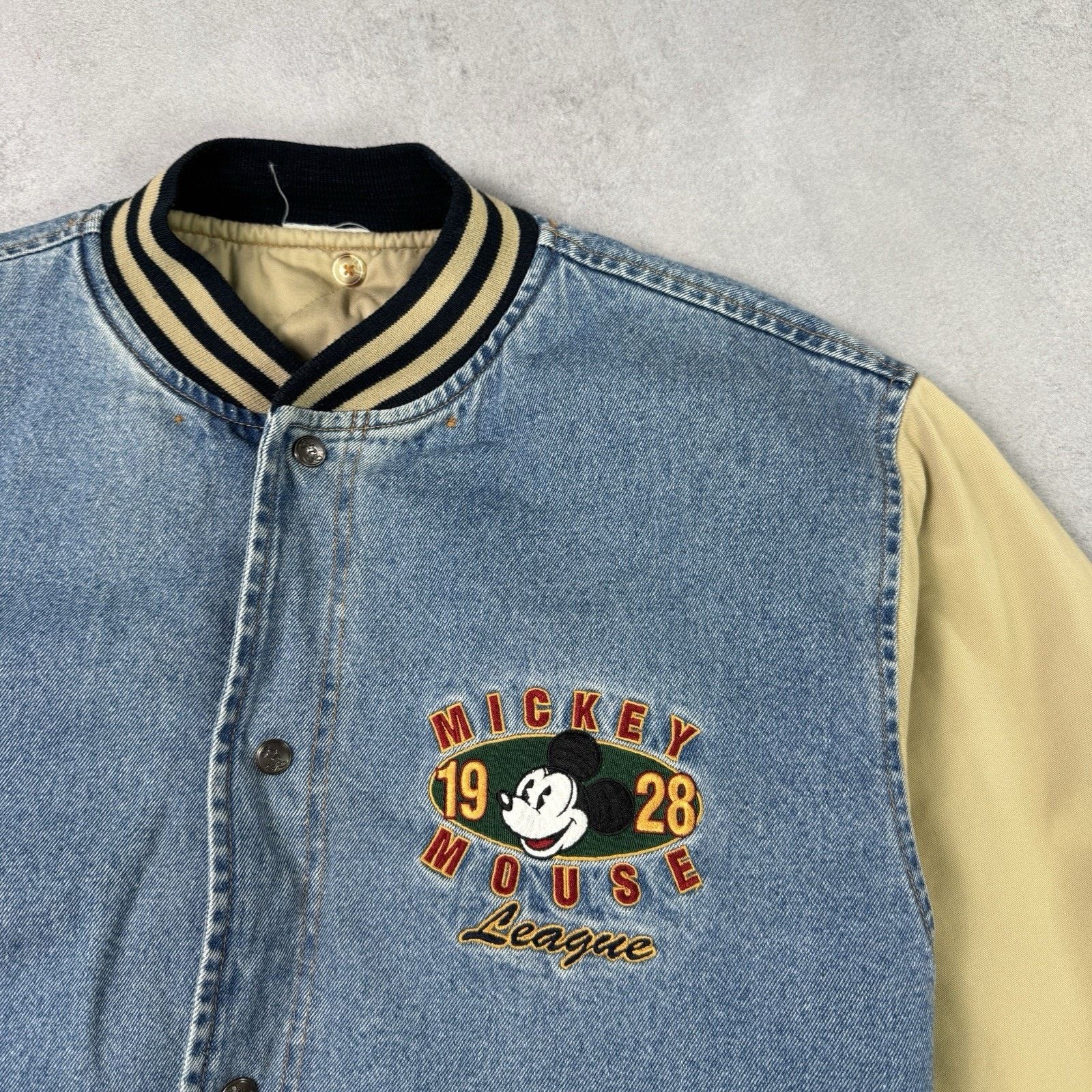 Disney Vintage Disney Mickey Mouse 1928 Xxxtentacion Style Denim Size US M / EU 48-50 / 2 - 8 Thumbnail