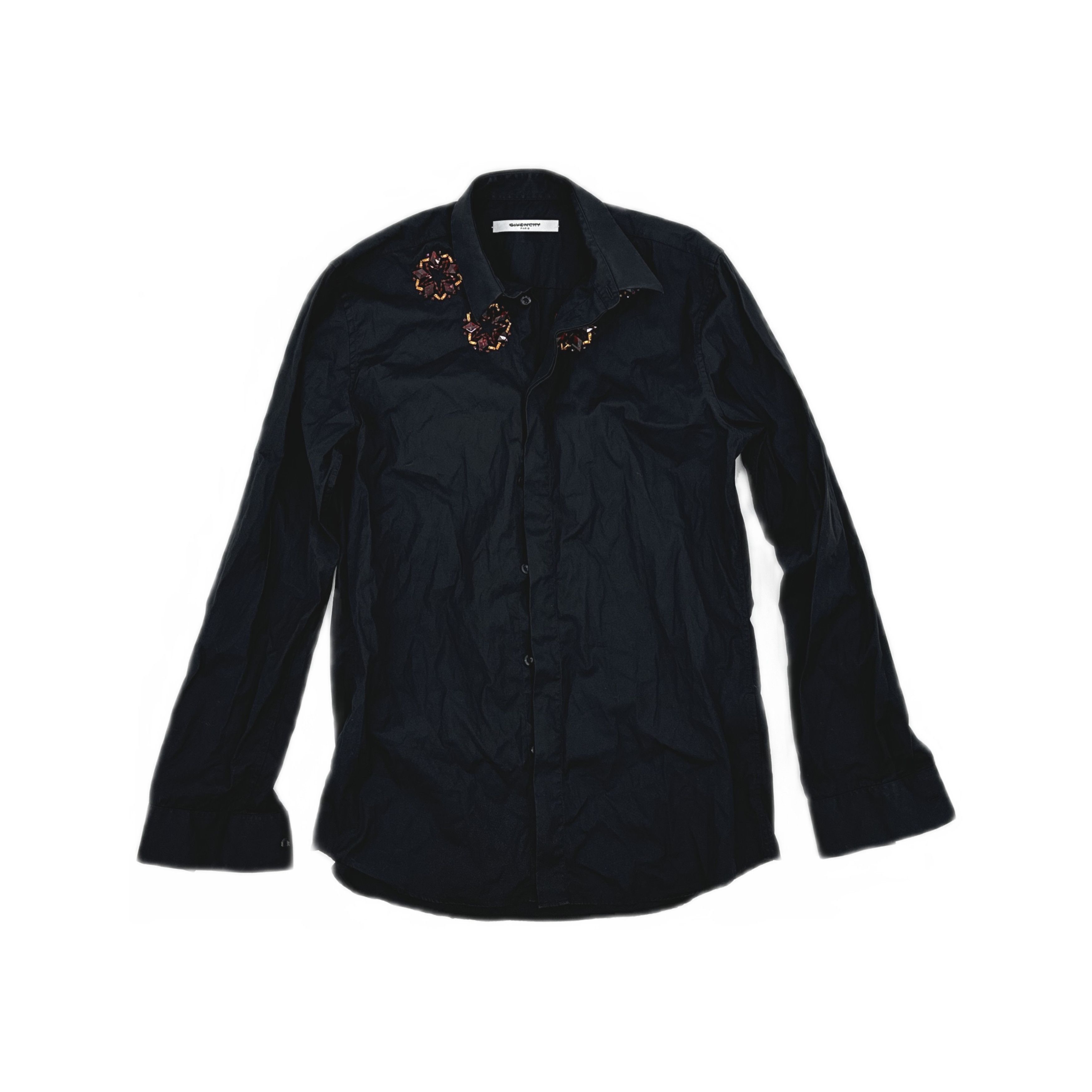 Givenchy Givenchy Crystal Embellished Button Up Shirt Size M Size US M / EU 48-50 / 2 - 1 Thumbnail