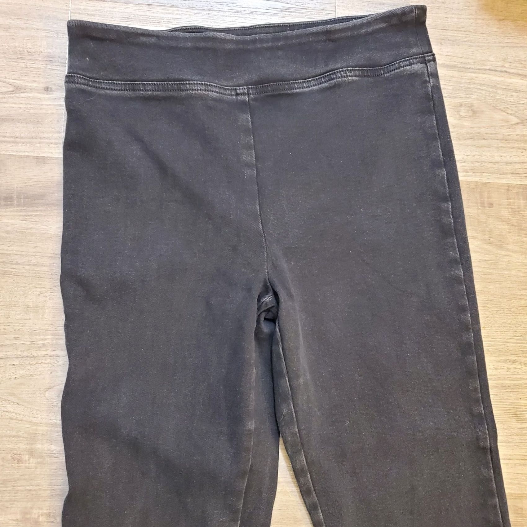 Vintage American Tall Chloe Pull-On Flare Jeans Womens Black Large Hippie Bohemian Size 36" / US 14 / IT 50 - 3 Thumbnail
