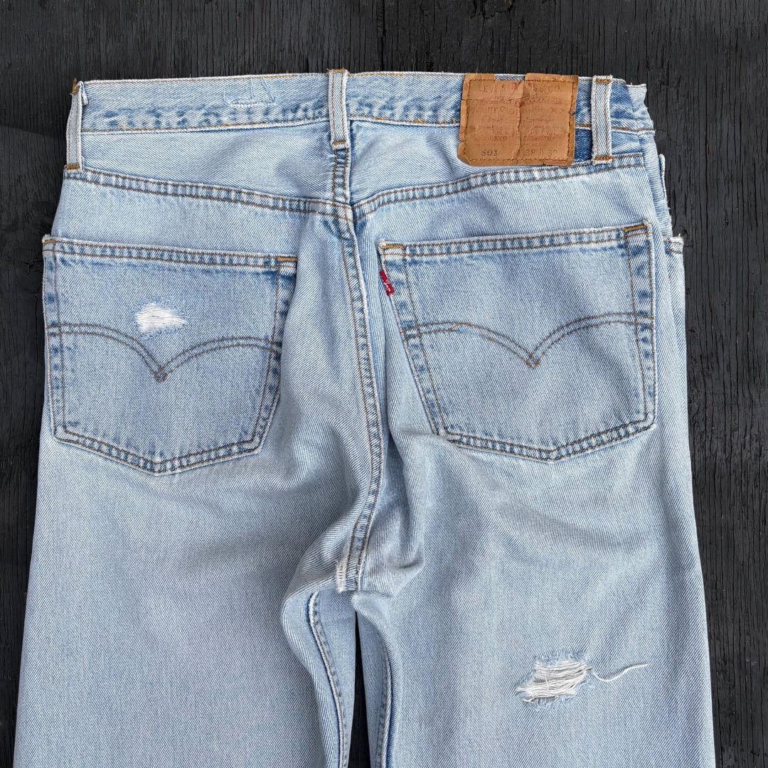 Levi's Levi’s 1990 90s Vintage 501 USA Made W32 L28 Denim Jeans Size US 32 / EU 48 - 6 Thumbnail