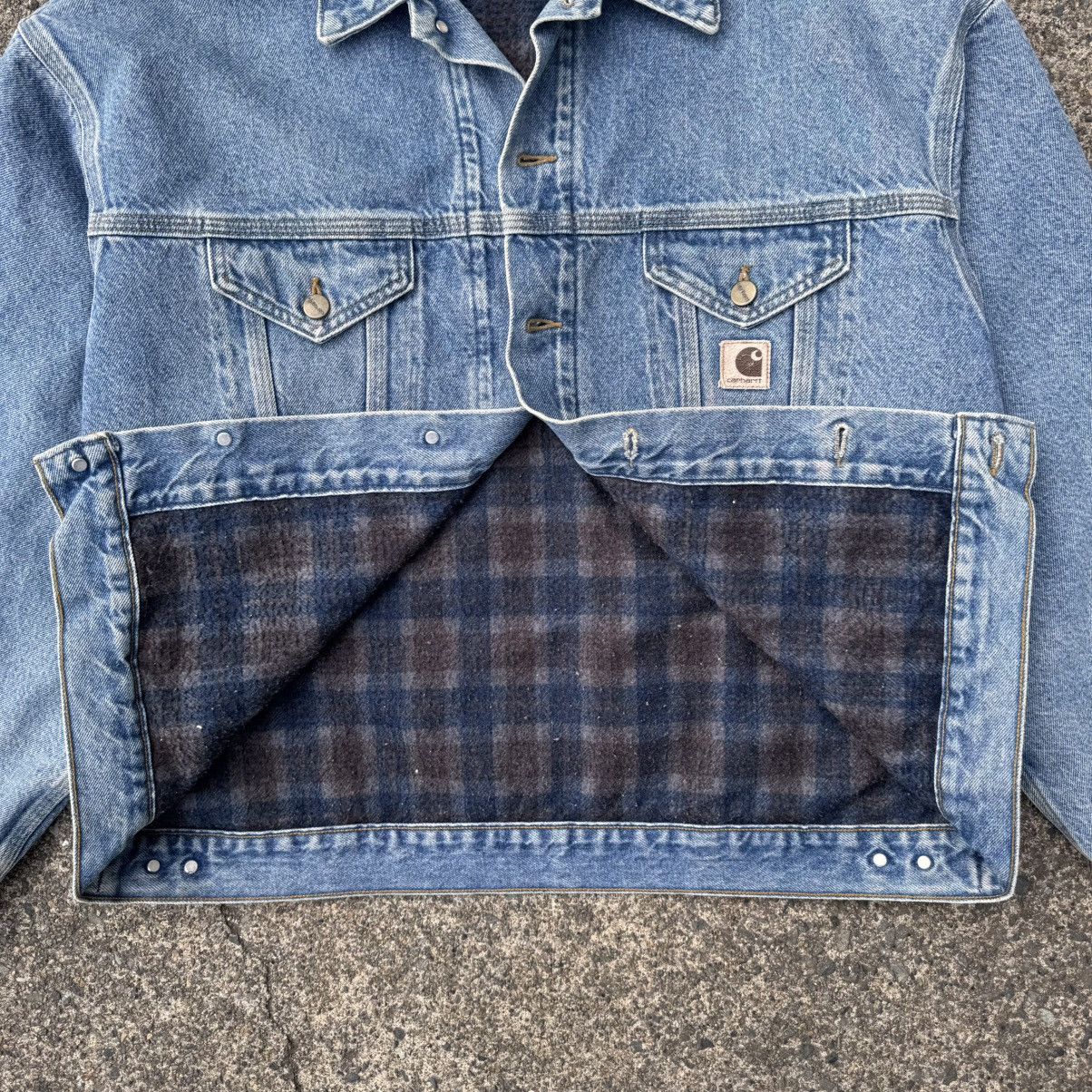 Carhartt Vintage Carhartt JB0998 Denim Jacket Size US XL / EU 56 / 4 - 7 Thumbnail