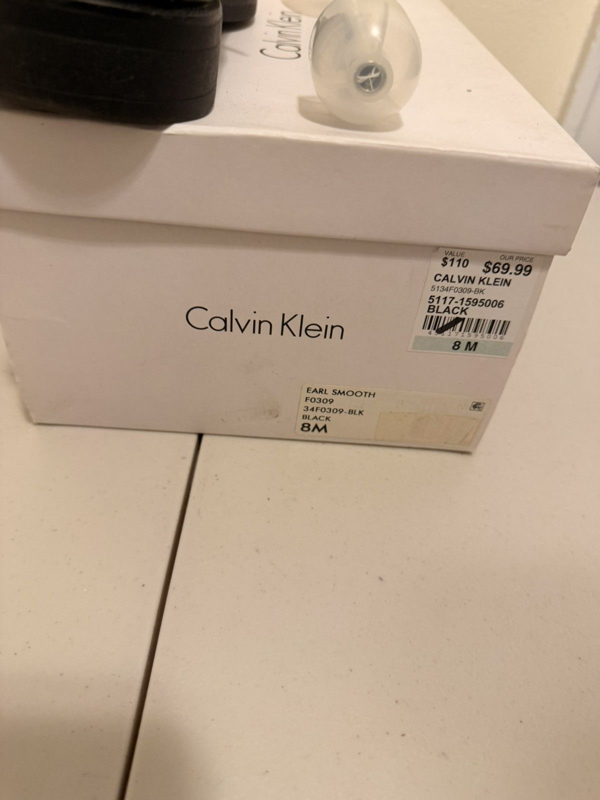 Calvin Klein Calvin Klein Earl Smooth Black Dress Shoes size 8 Men Size US 8 / EU 41 - 7 Thumbnail