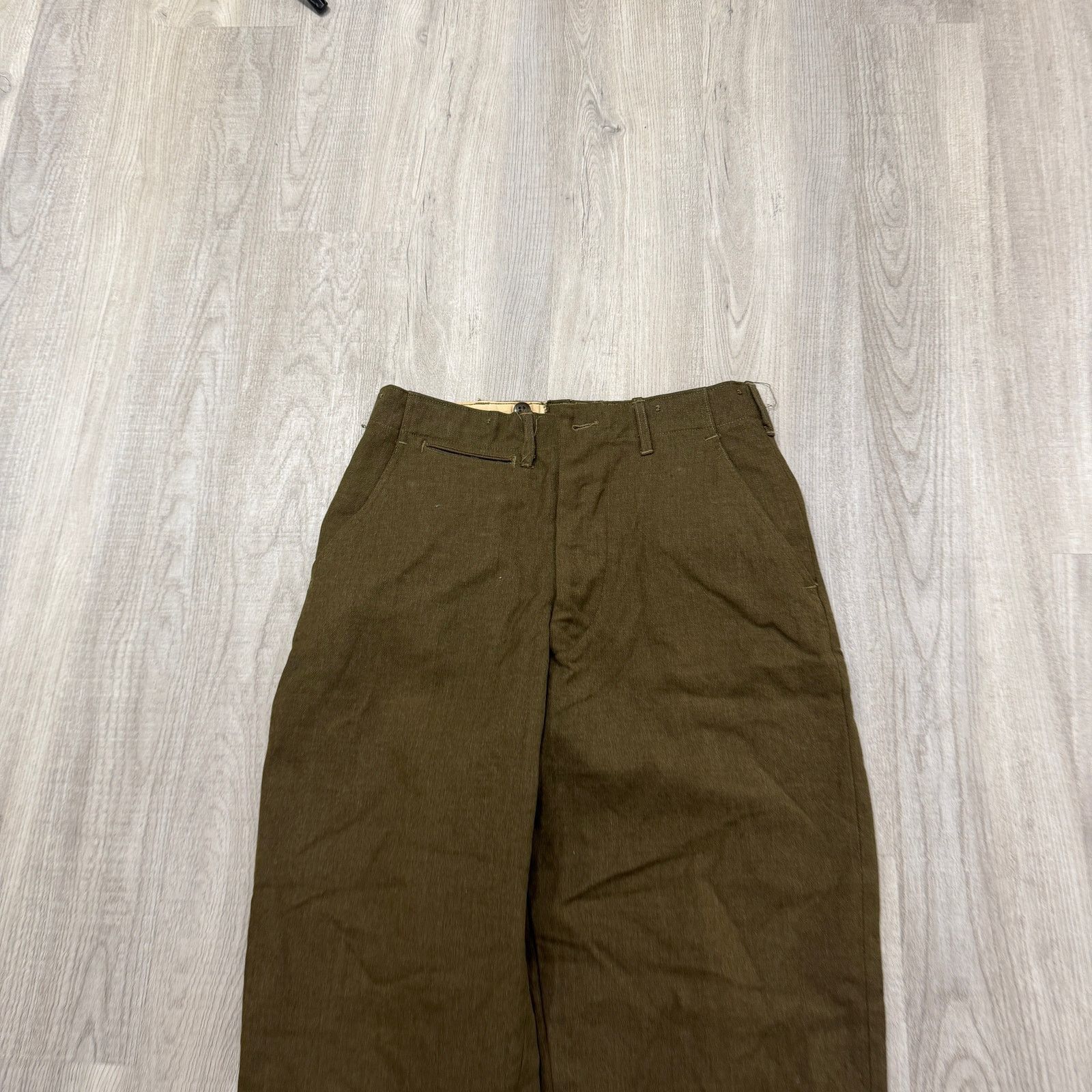 Vintage Vintage US Arm Korean War Wool Uniform Pants Men's 29x27 Size US 29 - 3 Thumbnail